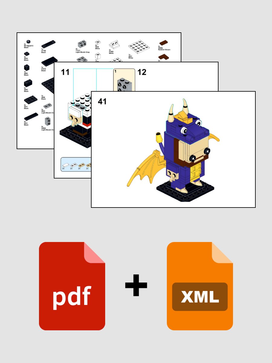 Pix + Pix Dragon Combo PDF and Parts List product image (2)