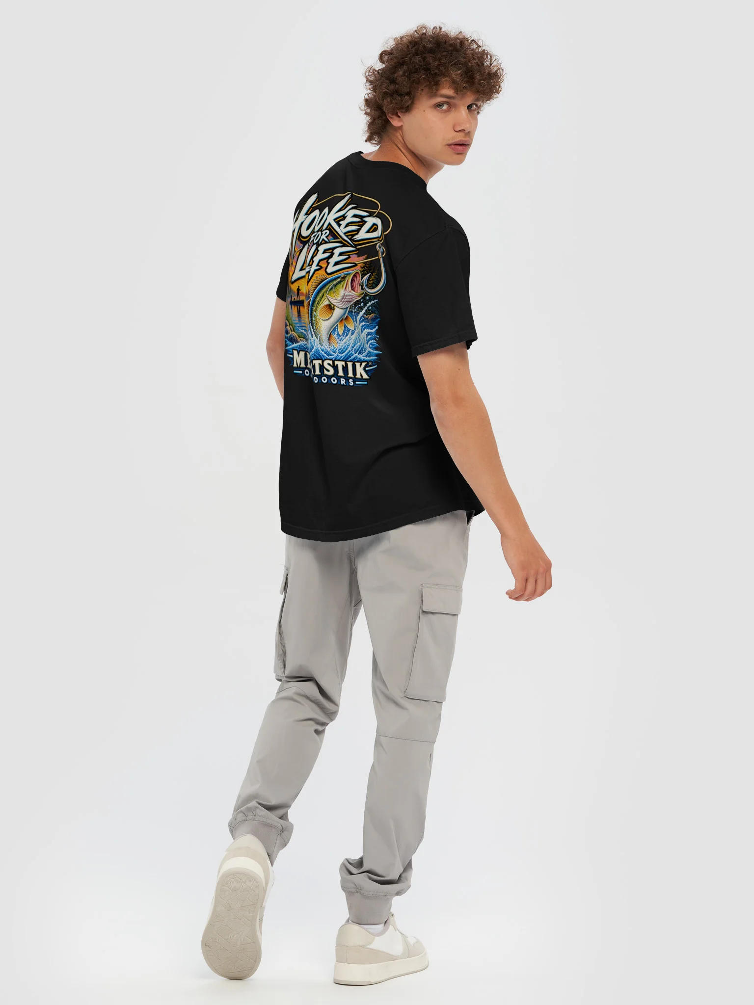 Hooked For Life Bass Fishing Tee product image (12)