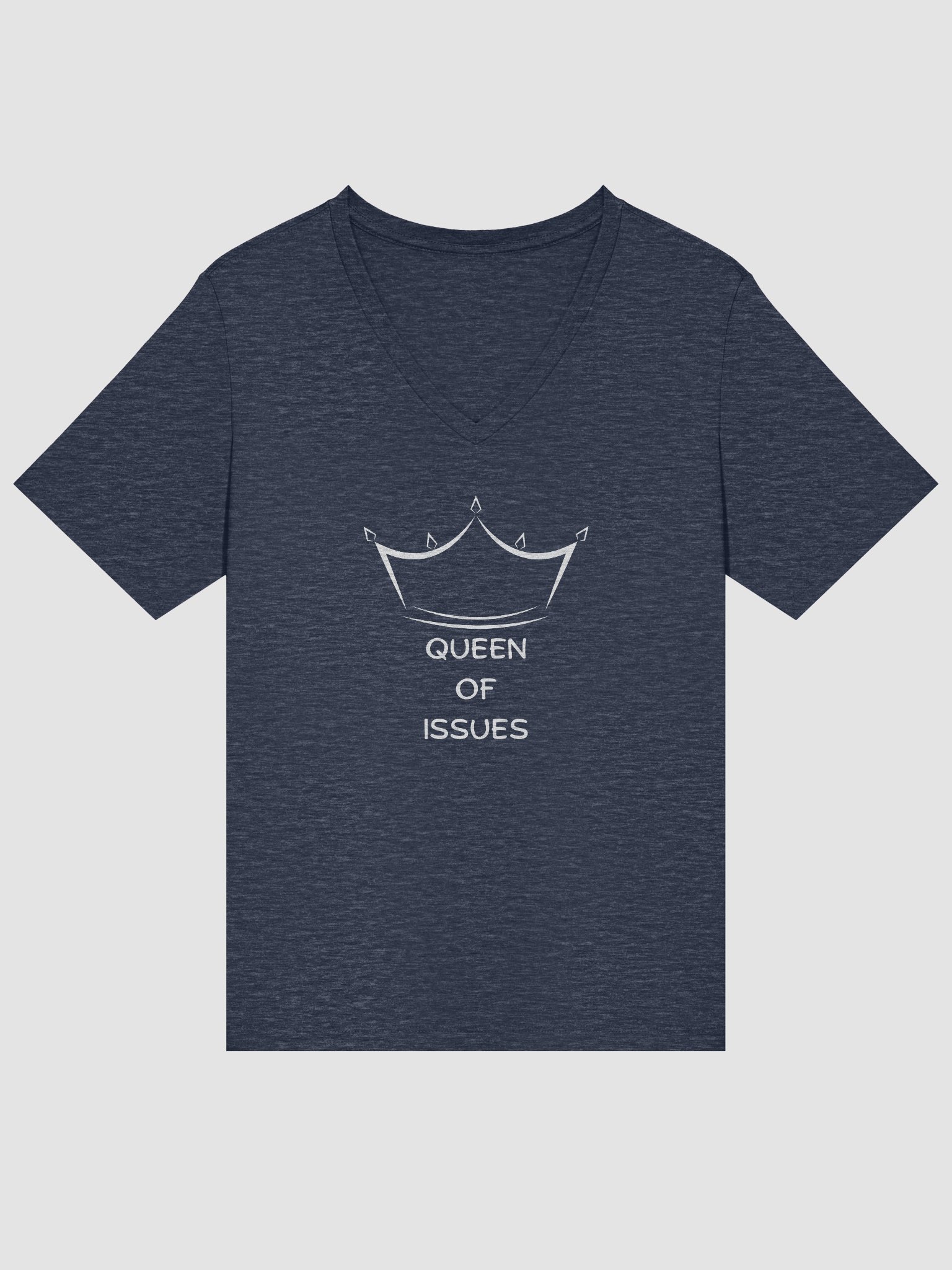 Queen Of Issues Relaxed V-Neck Tee product image (15)