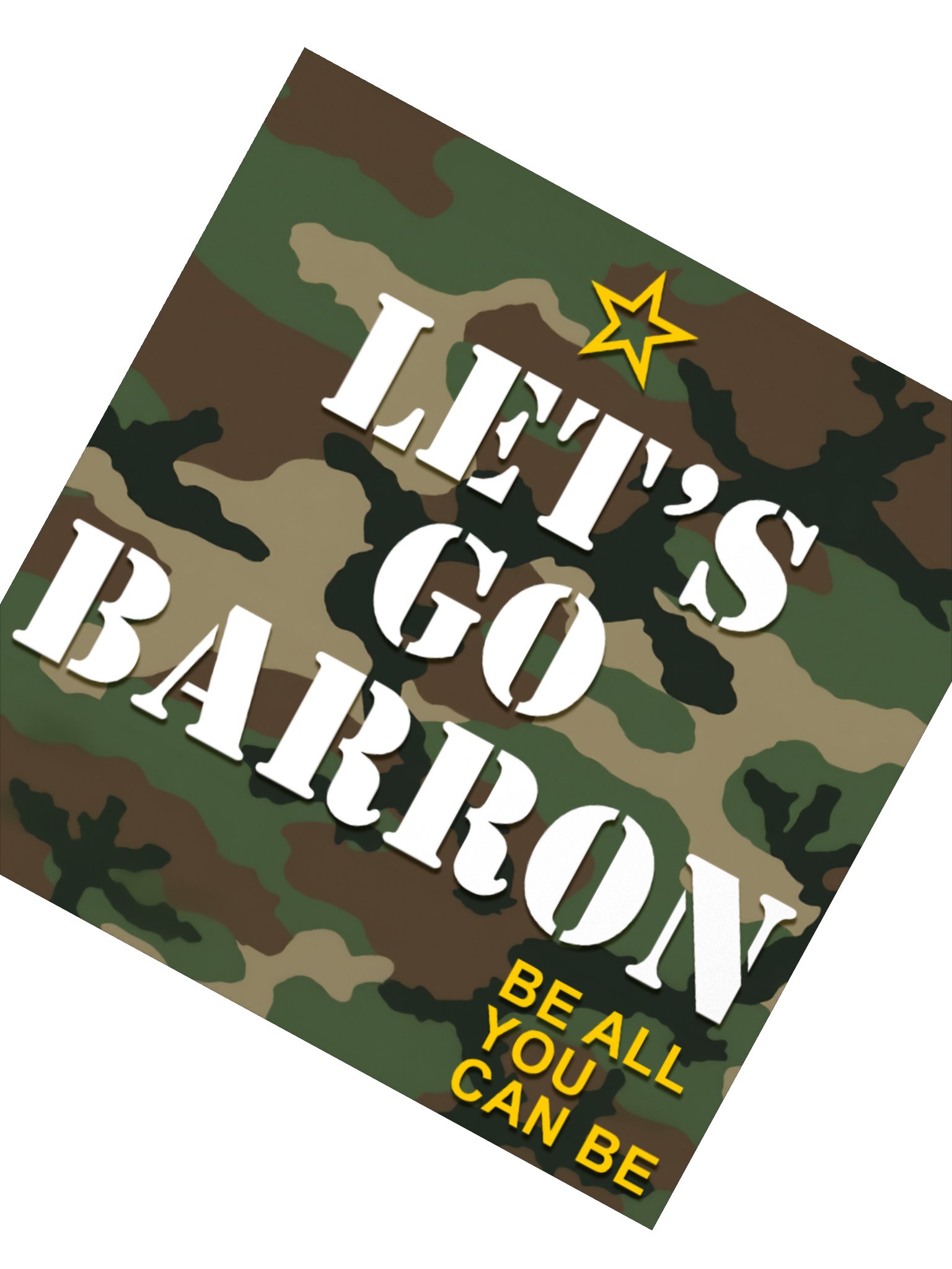 Let's Go Barron Camo Sticker product image (6)