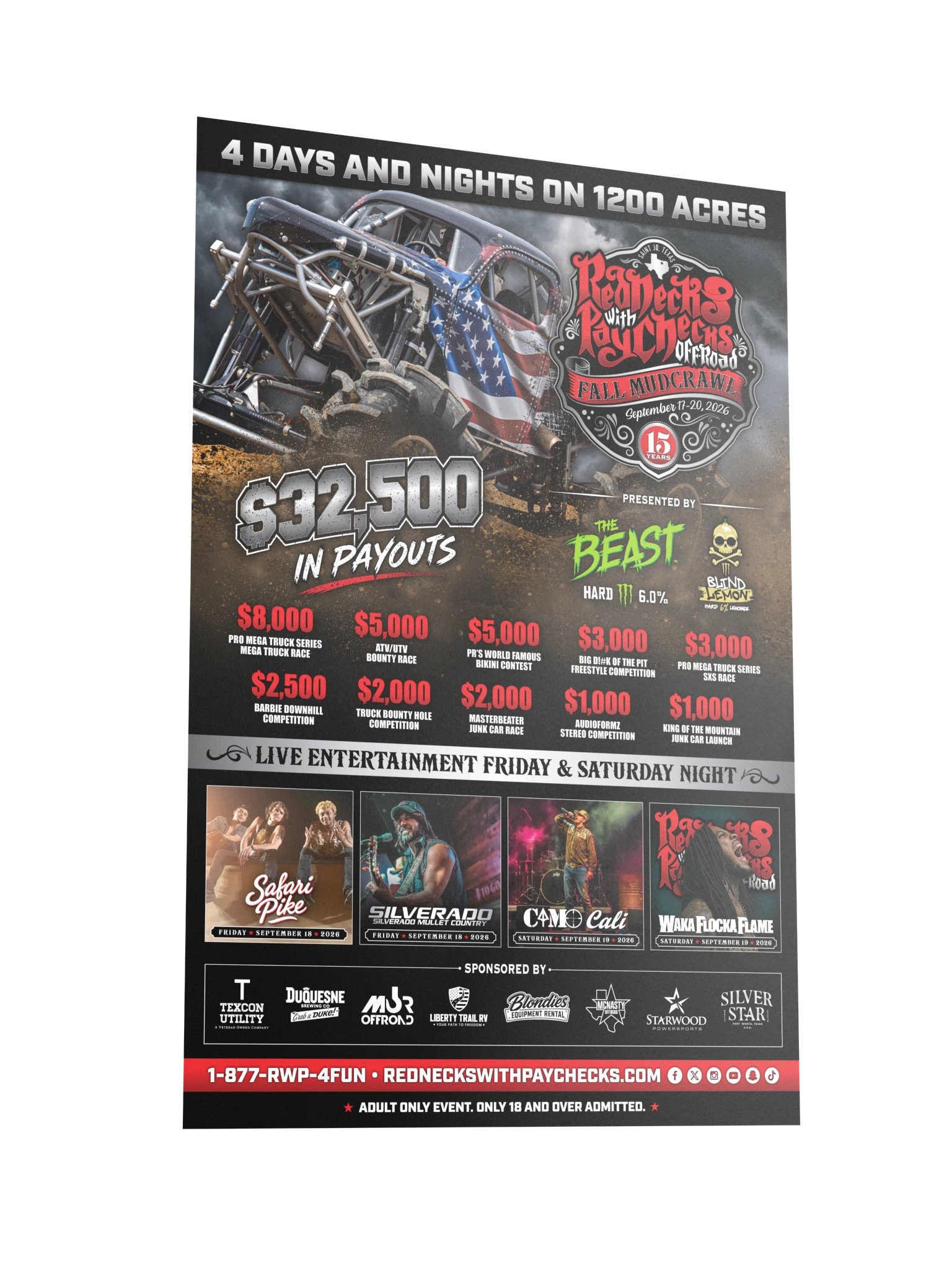 15 Years of Mud & Mayhem Limited Edition Poster product image (2)