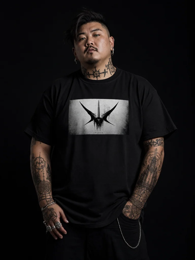HUMAN 01 OVERSIZE TEE SHIRT (U) product image (1)