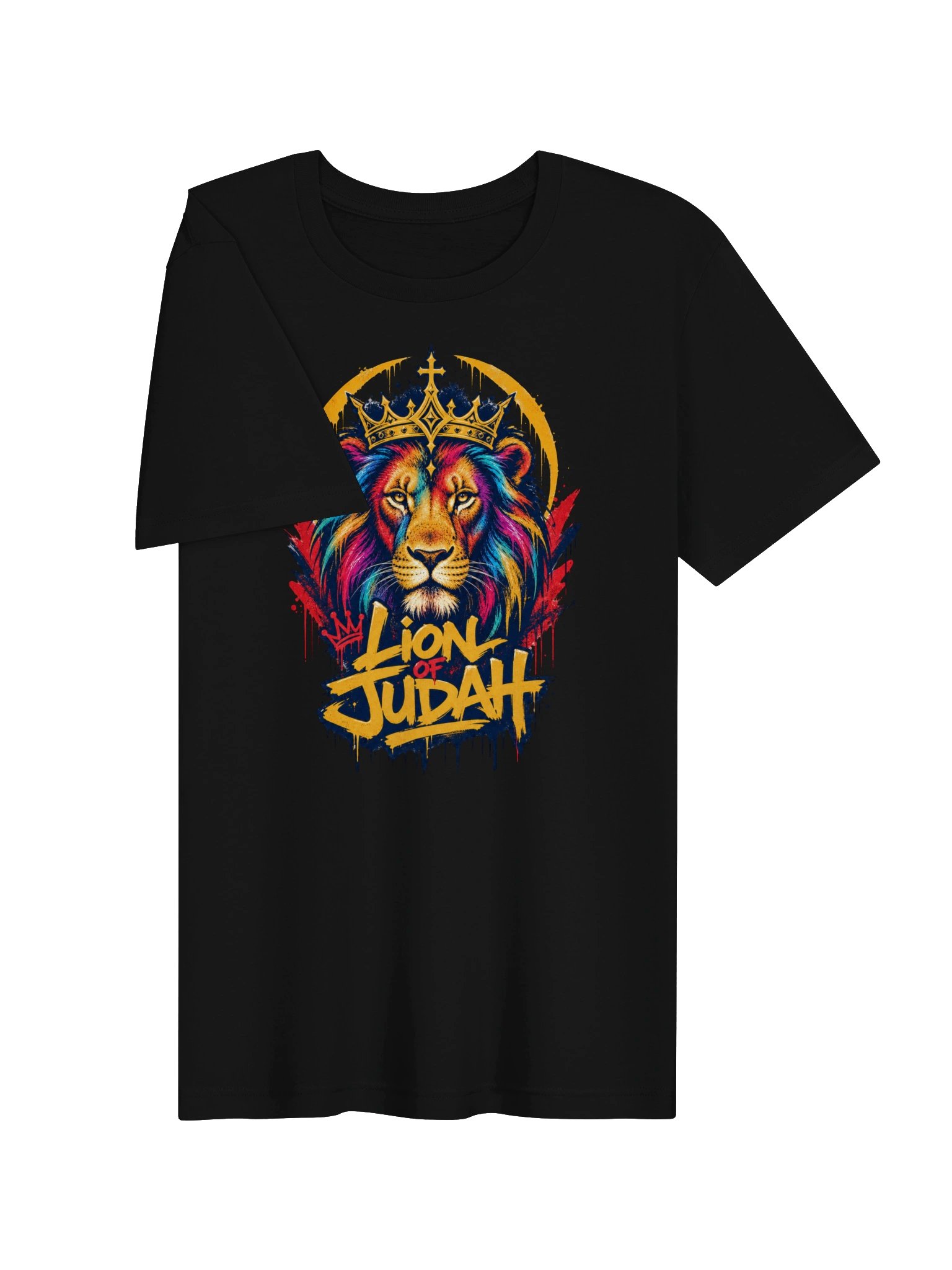 Lion of Judah Neon Crown Tee product image (29)