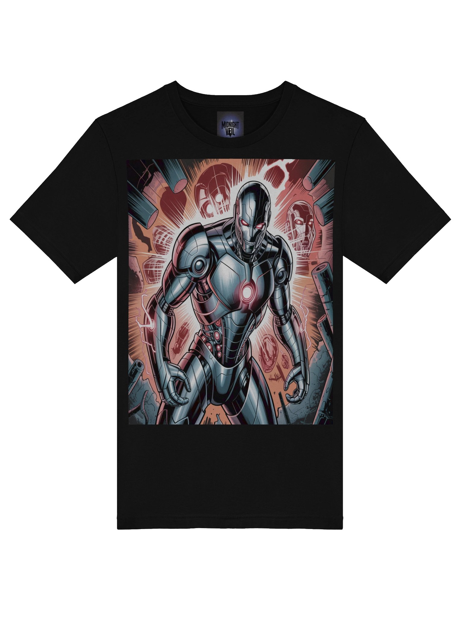 Sentient Eclipse: Ultron Supersoft Graphic T-Shirt product image (7)