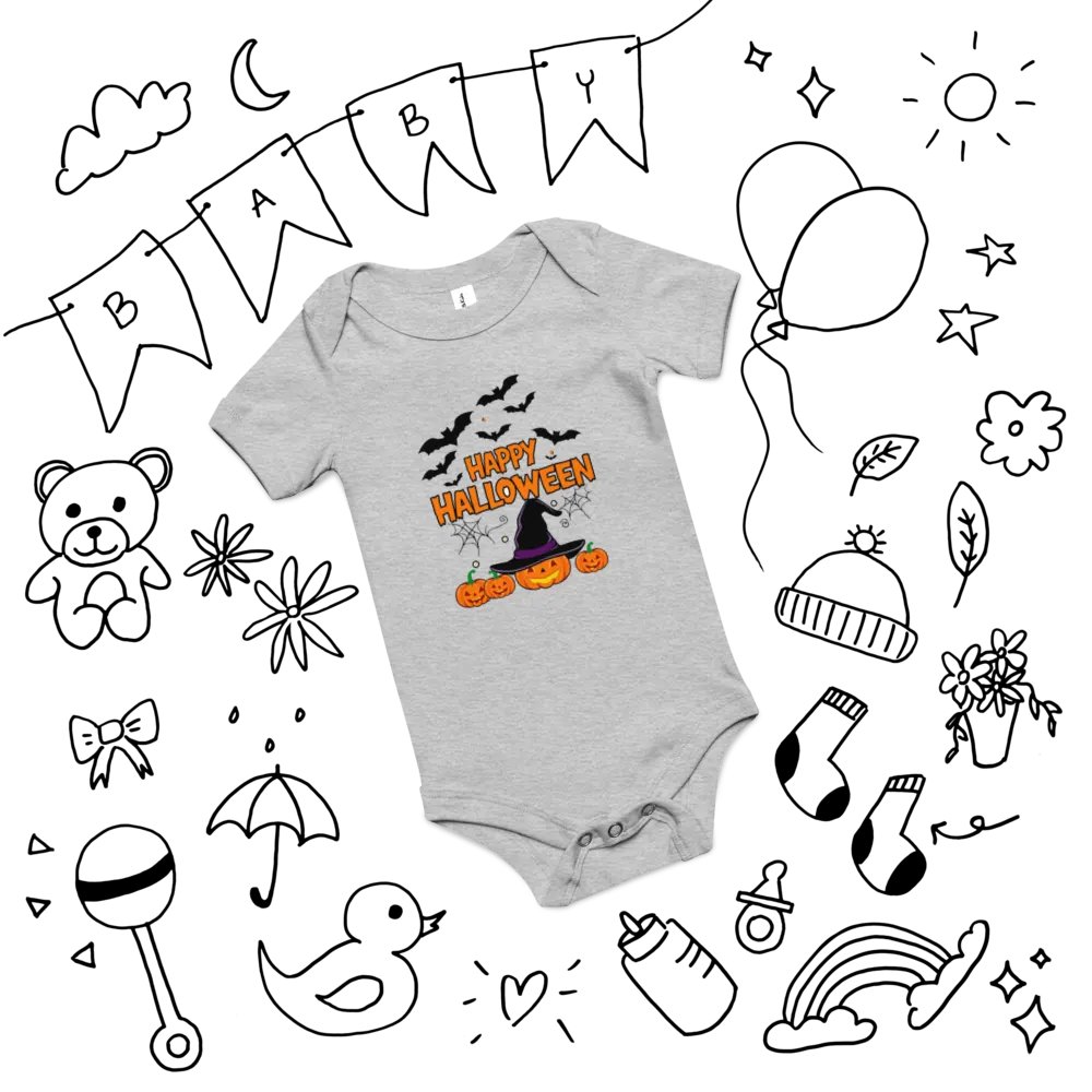 Happy Halloween Baby Romper Onesie product image (12)
