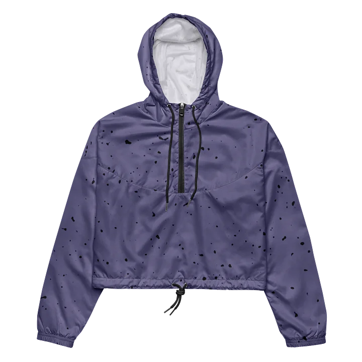 Purple Speckle Cropped Windbreaker product image (2)
