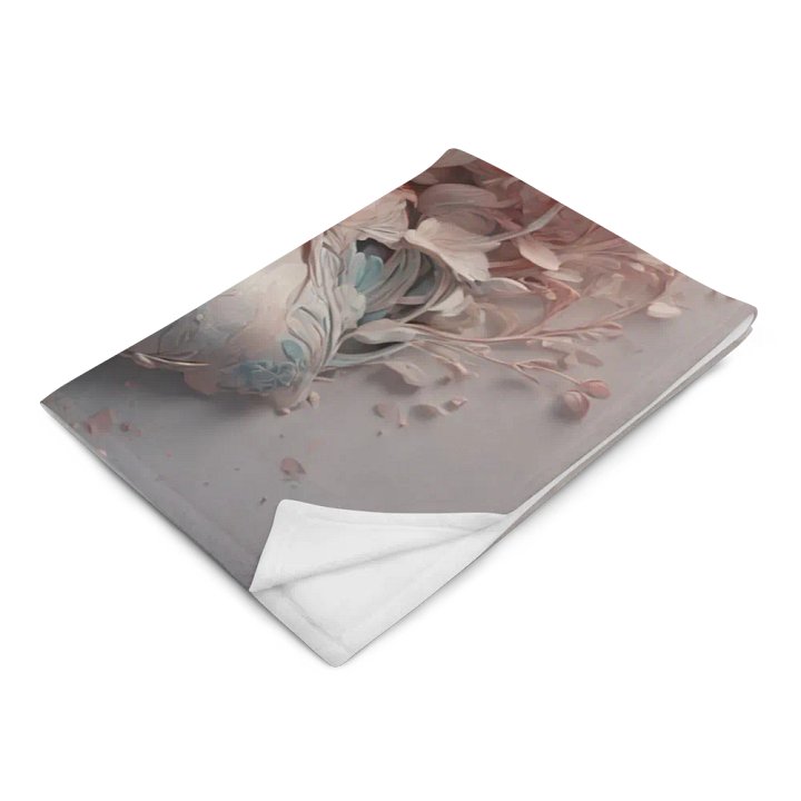 The floral girl design throw blanket product image (14)