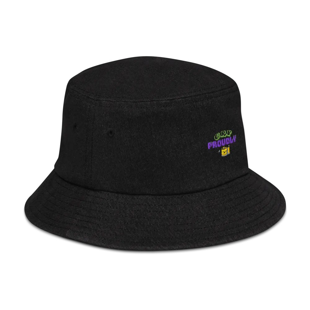 Proudly Bold Denim Bucket Hat product image (3)