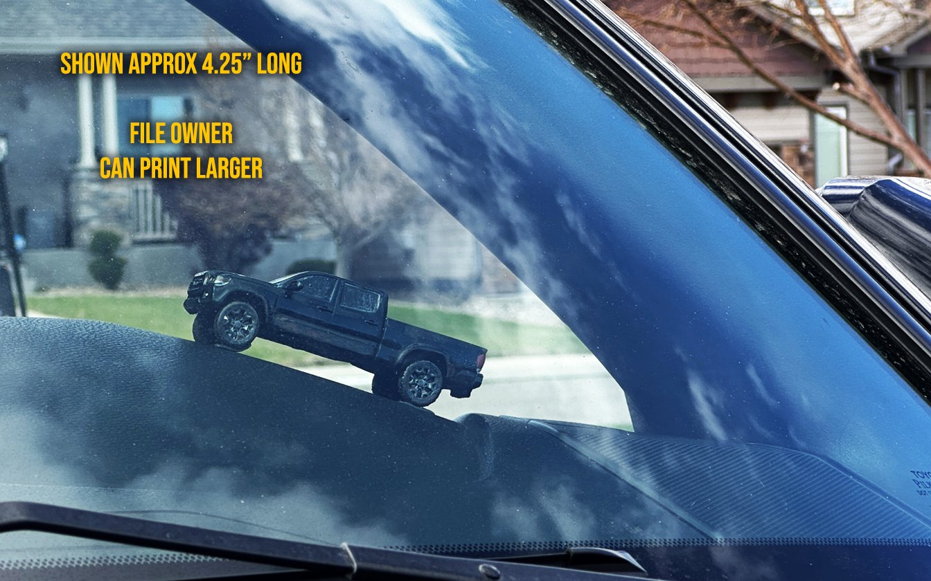 3rd Gen Tacoma Short Bed - 3D Print File product image (3)