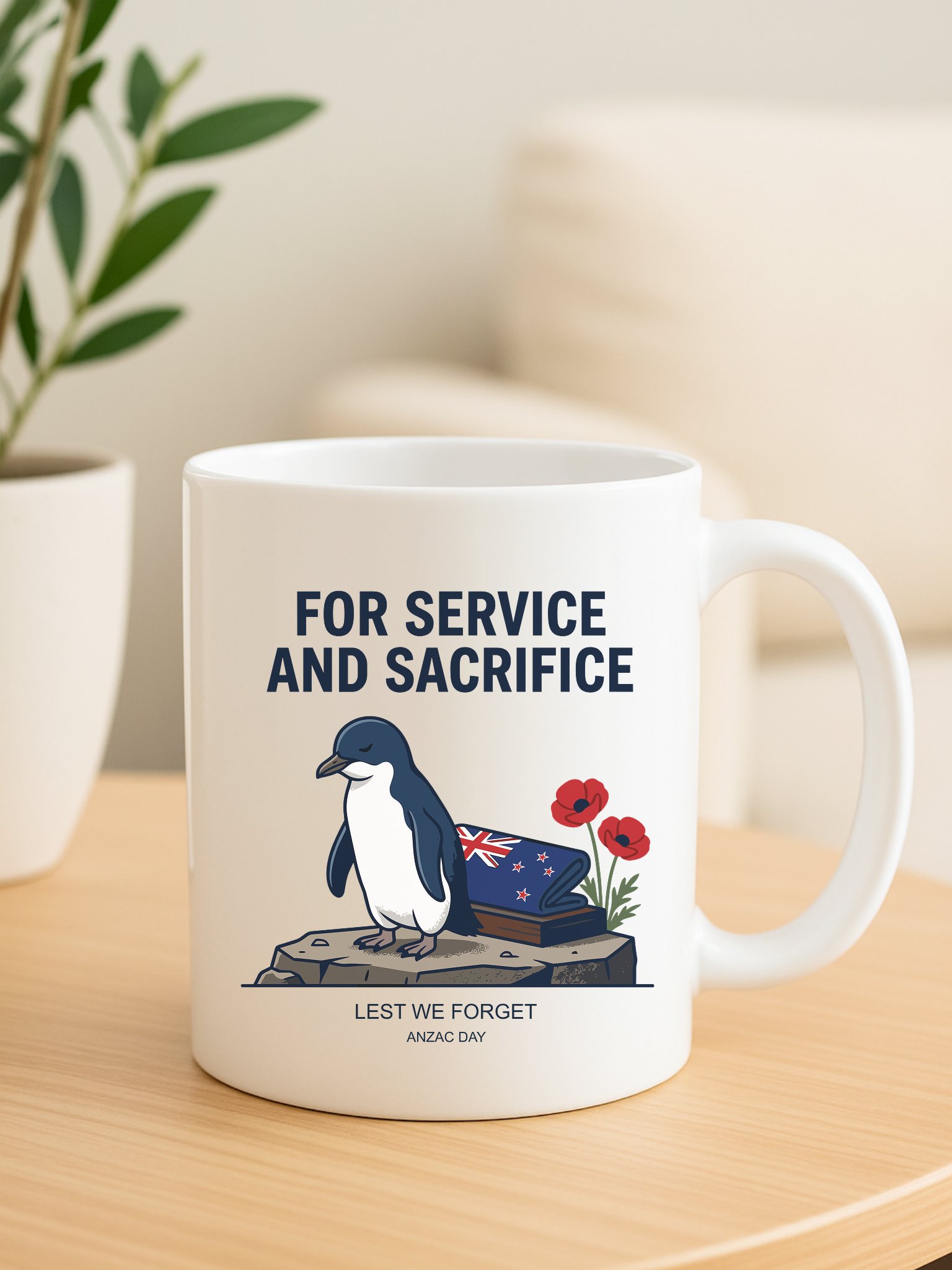 ANZAC Day Penguin Memorial – Lest We Forget Wildlife Tribute Digital Print product image (3)