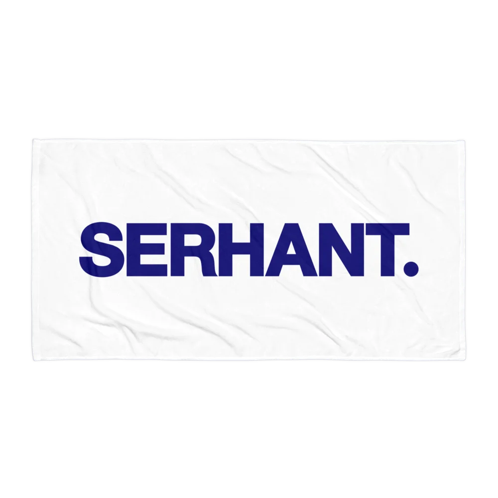 SERHANT. White Beach Towel product image (1)