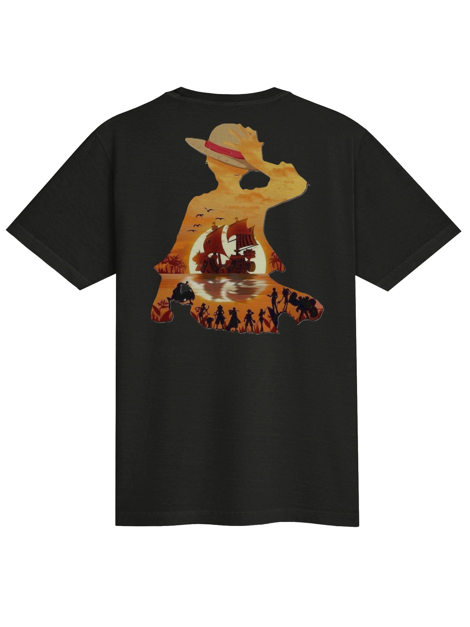Straw Hat Journey – One Piece Anime Graphic T-Shirt product image (2)