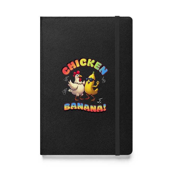 Chicken Banana Funky Celebration Hardcover Notebook product image (1)