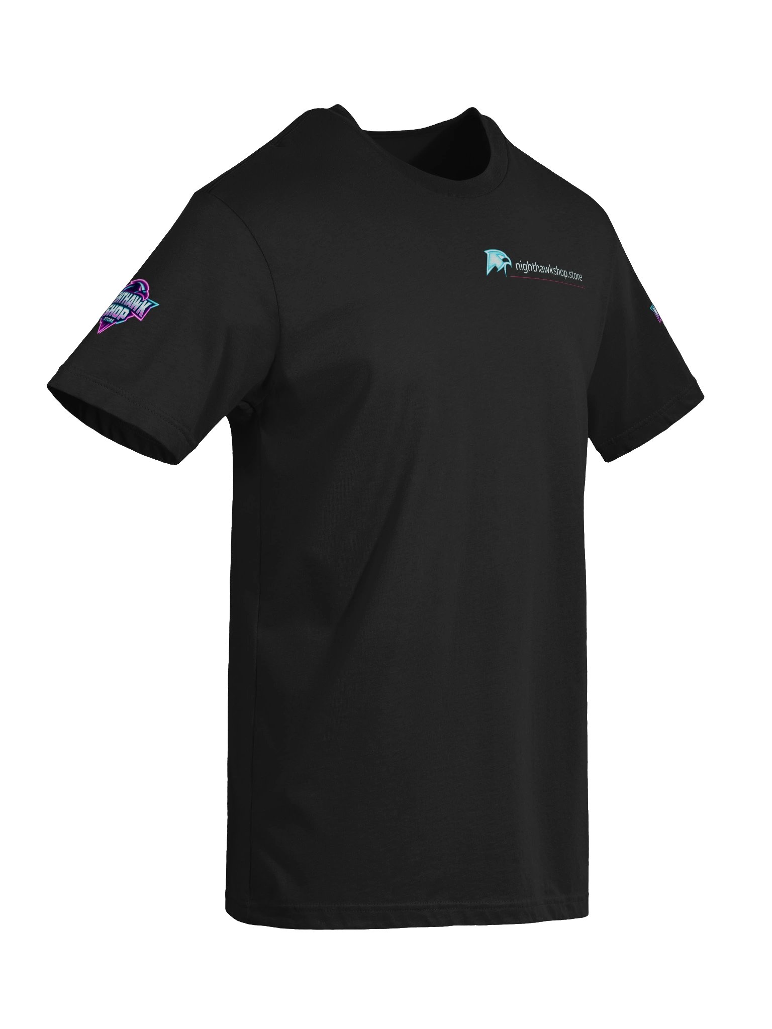 Glowing Night-Hawk Logo T-Shirt product image (6)