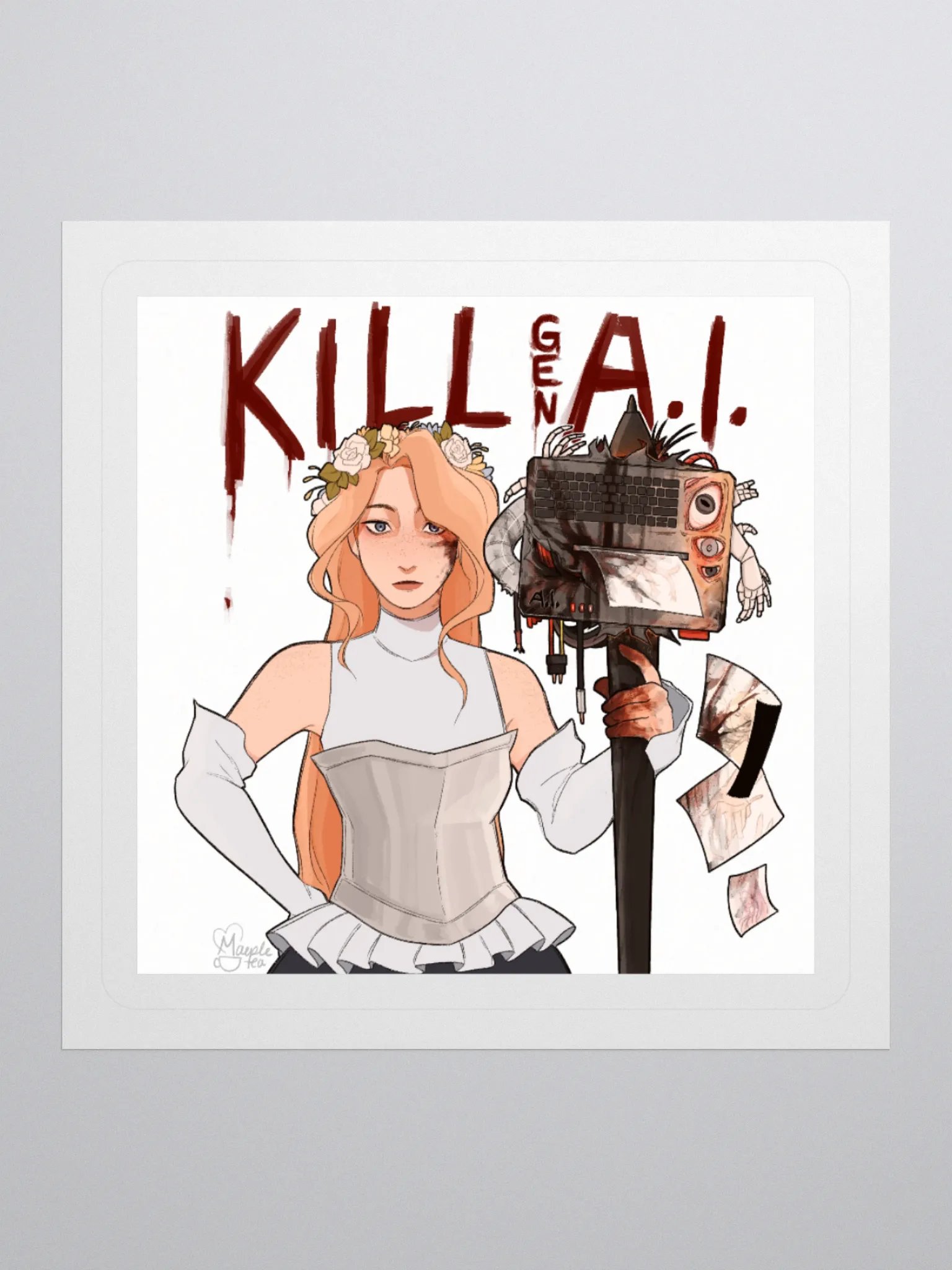 Enough. - Sticker product image (1)