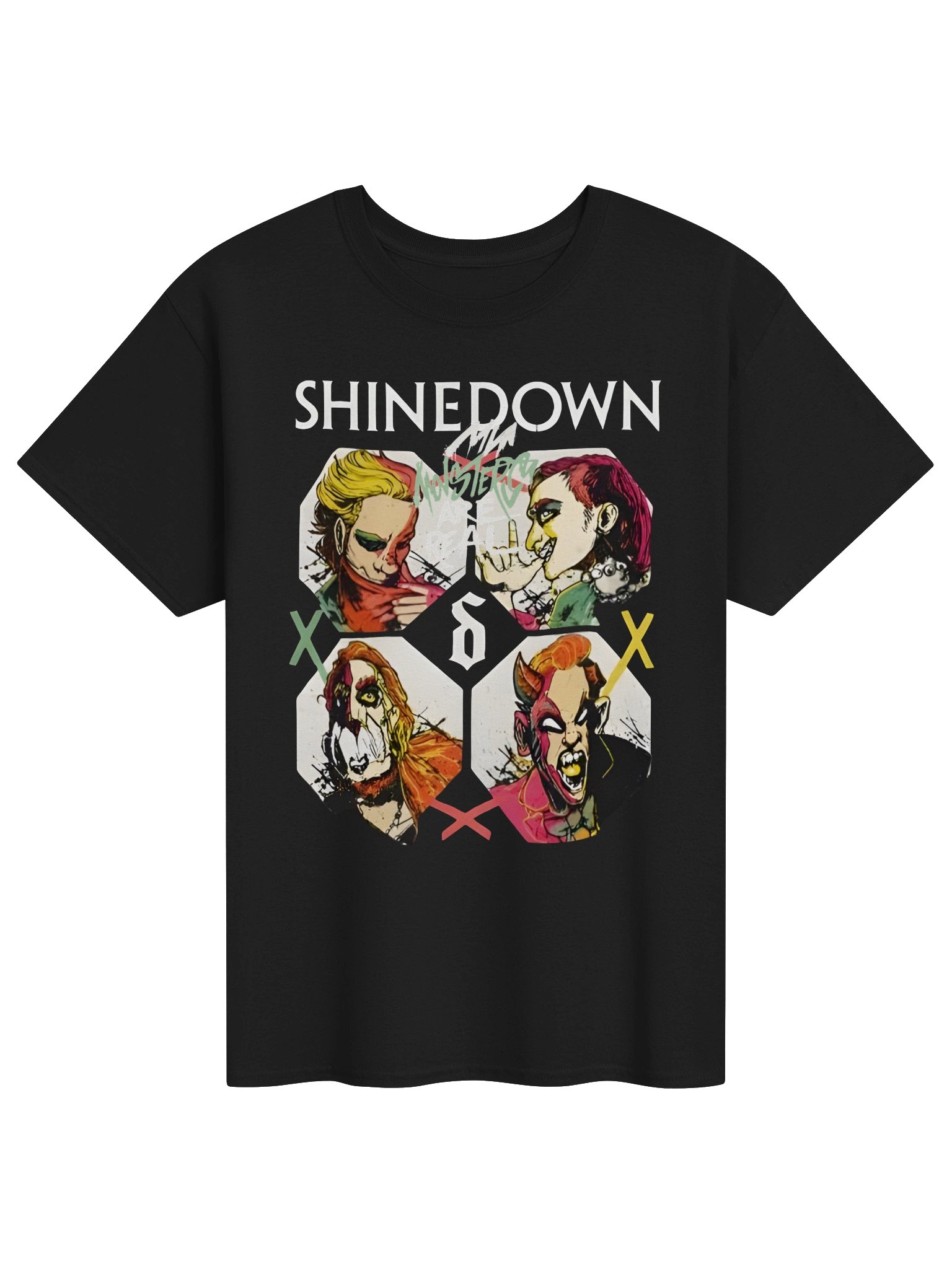 Shinedown Monsters Are Real T-Shirt product image (1)