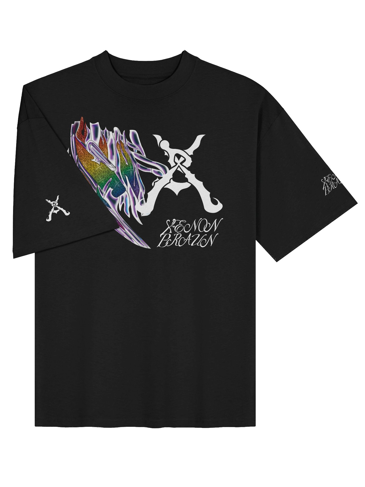 Xenon Braun Colour Spectrum Piece Black Tee product image (3)