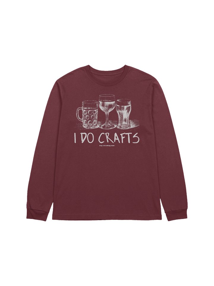 I Do Crafts Long Sleeve Tee (dark colors) product image (13)
