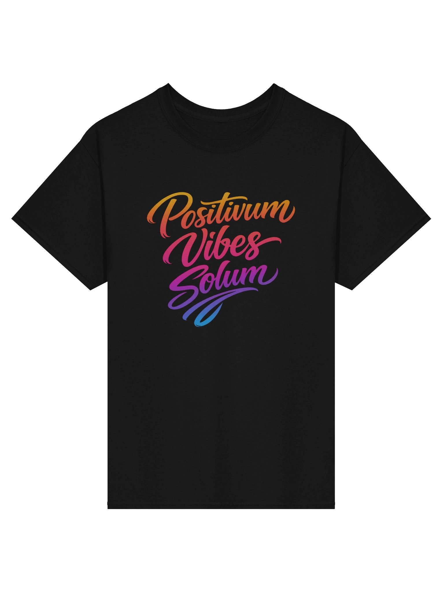 Positive Vibes Gradient Script Tee product image (1)