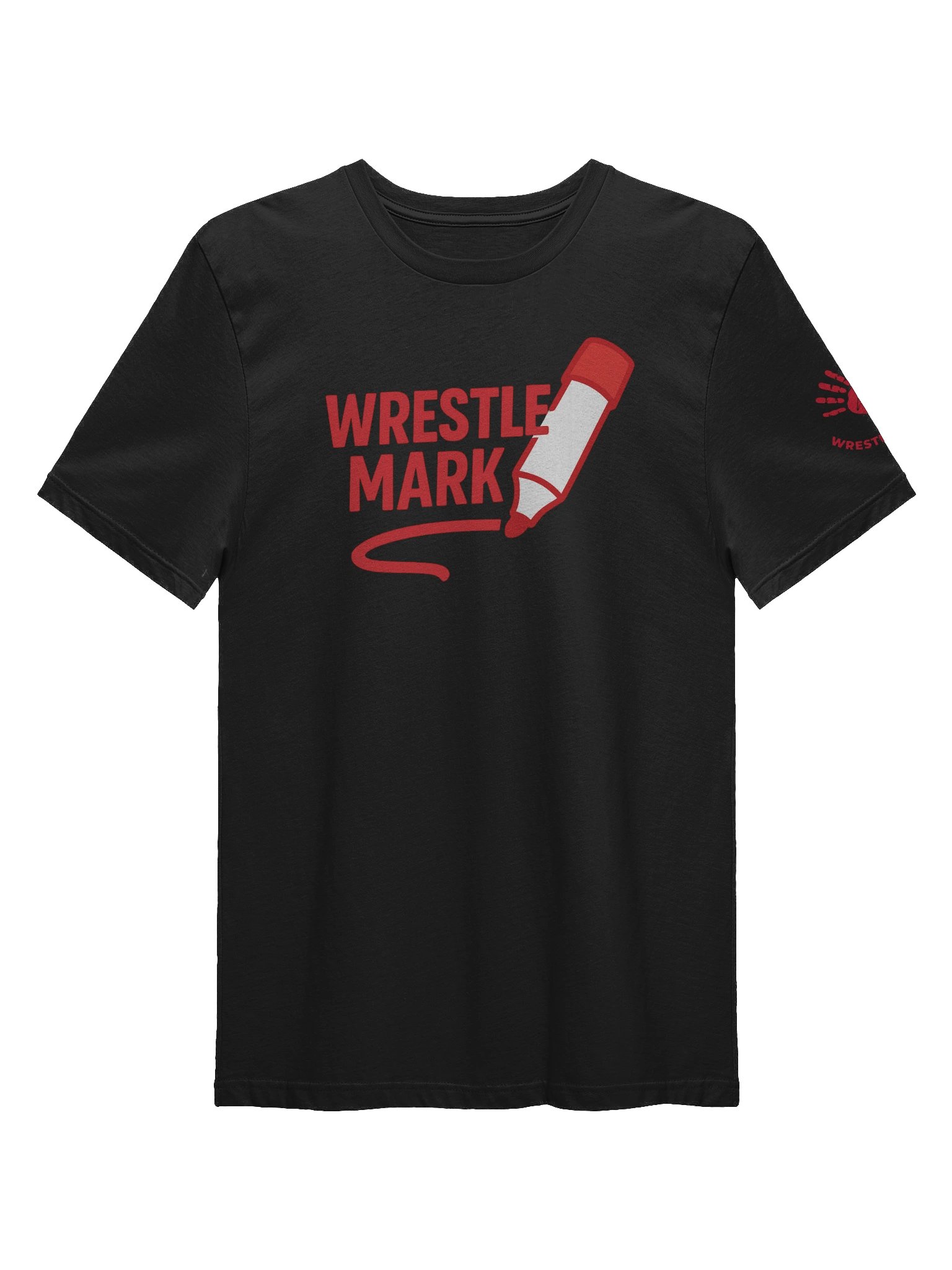 Wrestle Mark - Black Shirt product image (1)