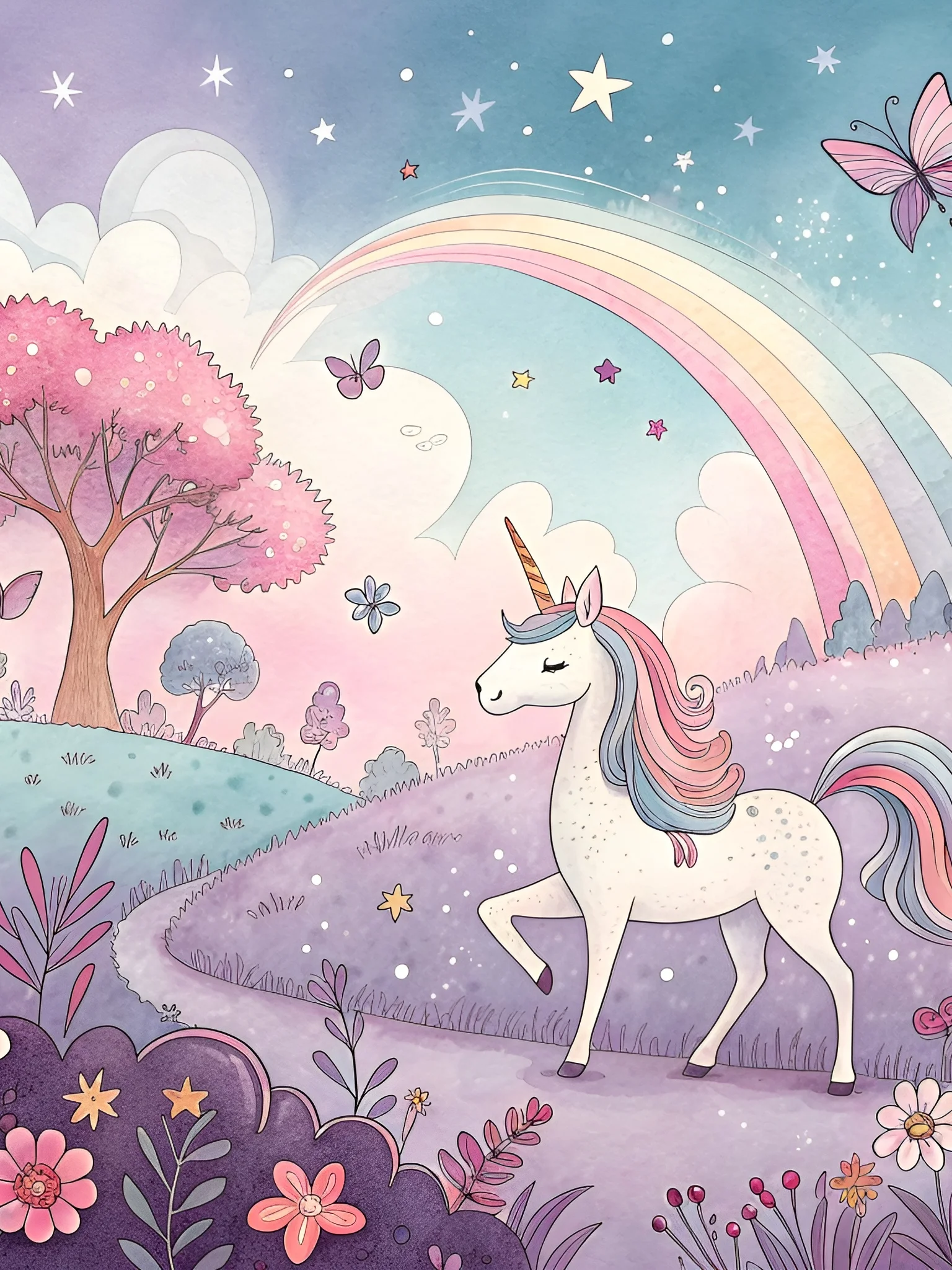 Unicorn Adventures Coloring Book product image (7)