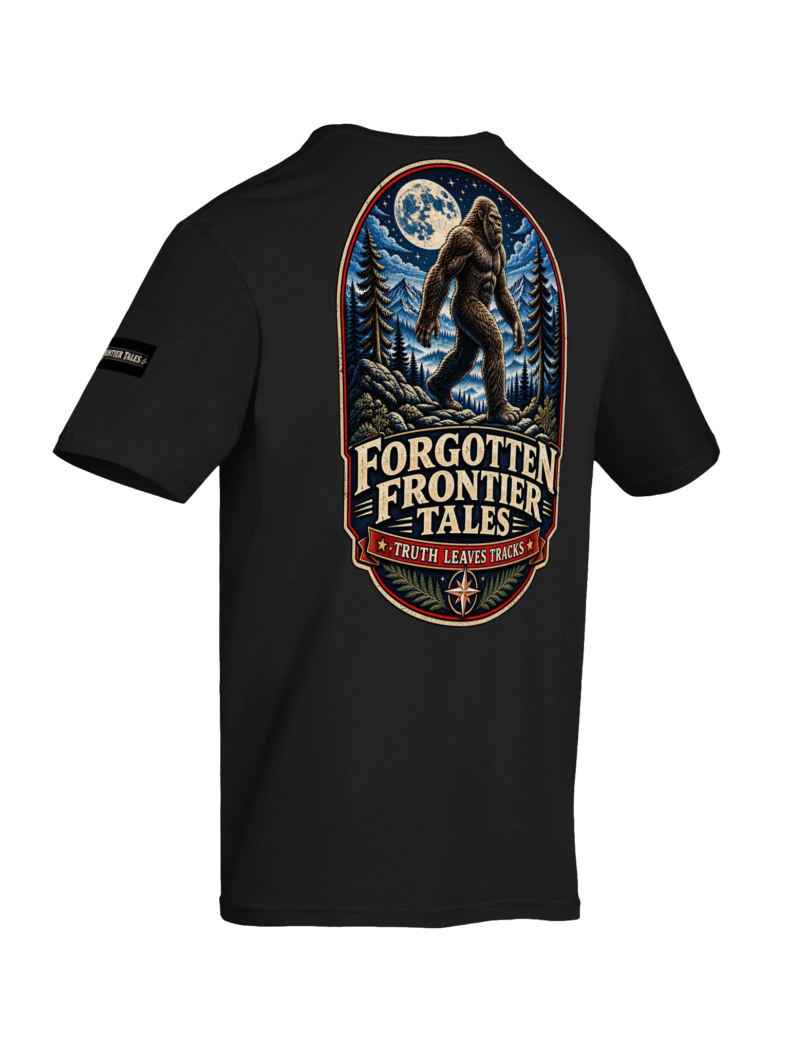 Forgotten Frontier Tales — Truth Leaves Tracks Bigfoot Tee product image (8)