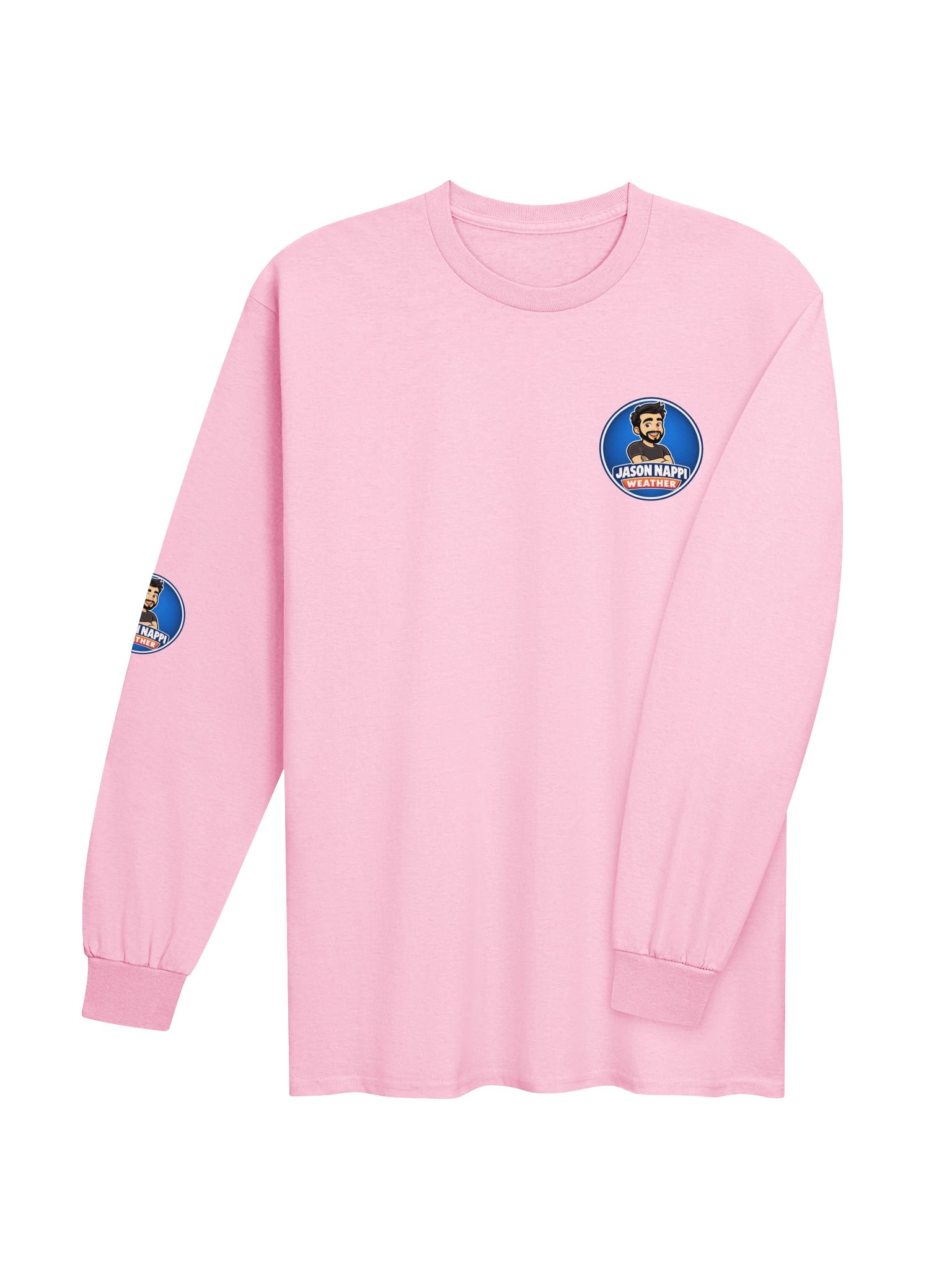 Jason Nappi Weather premium long sleeve shirt in pink product image (4)