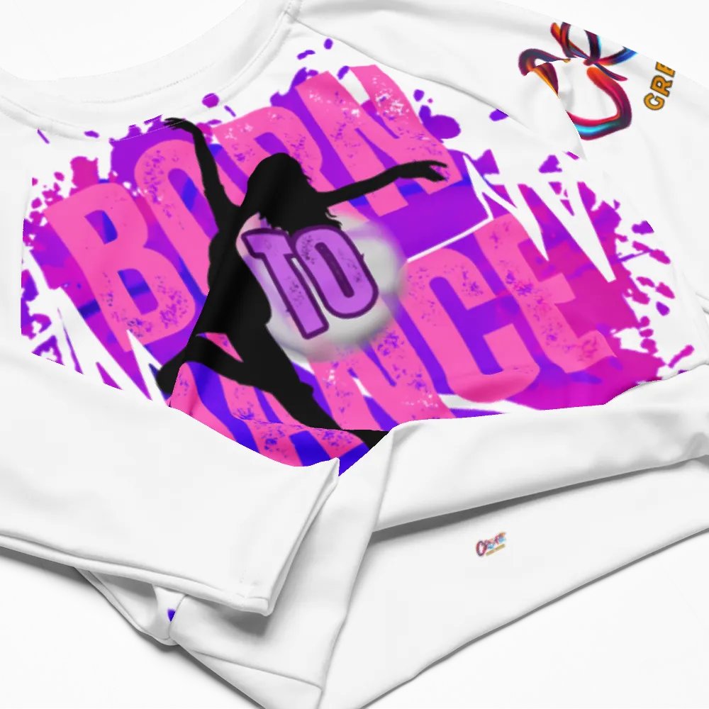 Born to Dance Her Silhouette Dynamo Long Sleeve Crop Top product image (4)