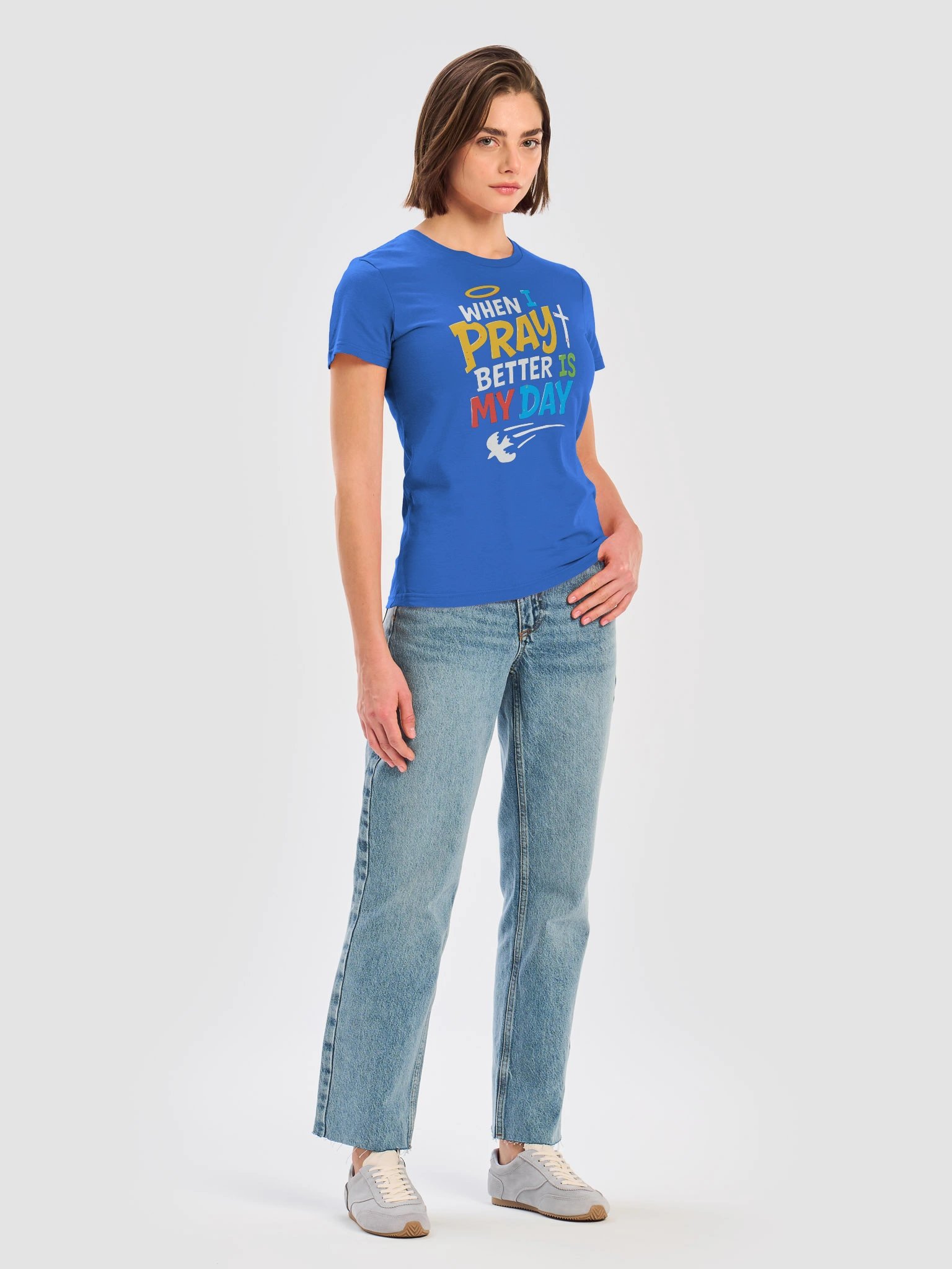 When I Pray Better is My Day (Fun) T-Shirt product image (15)