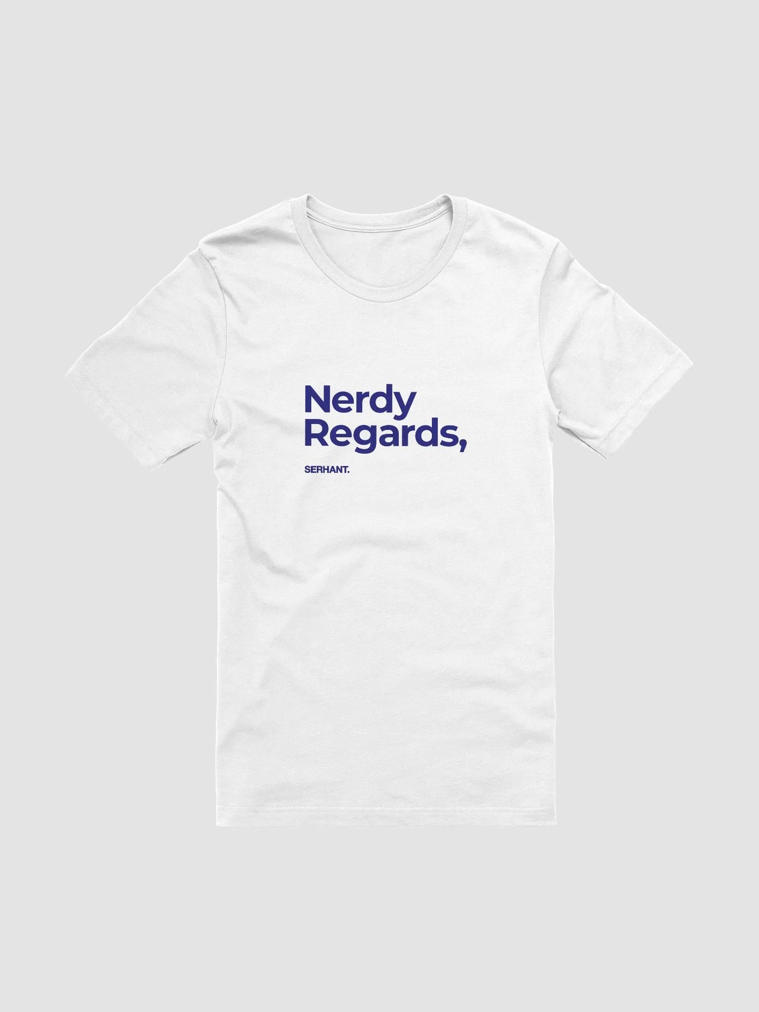 S. Nerdy Regards White T-Shirt product image (1)