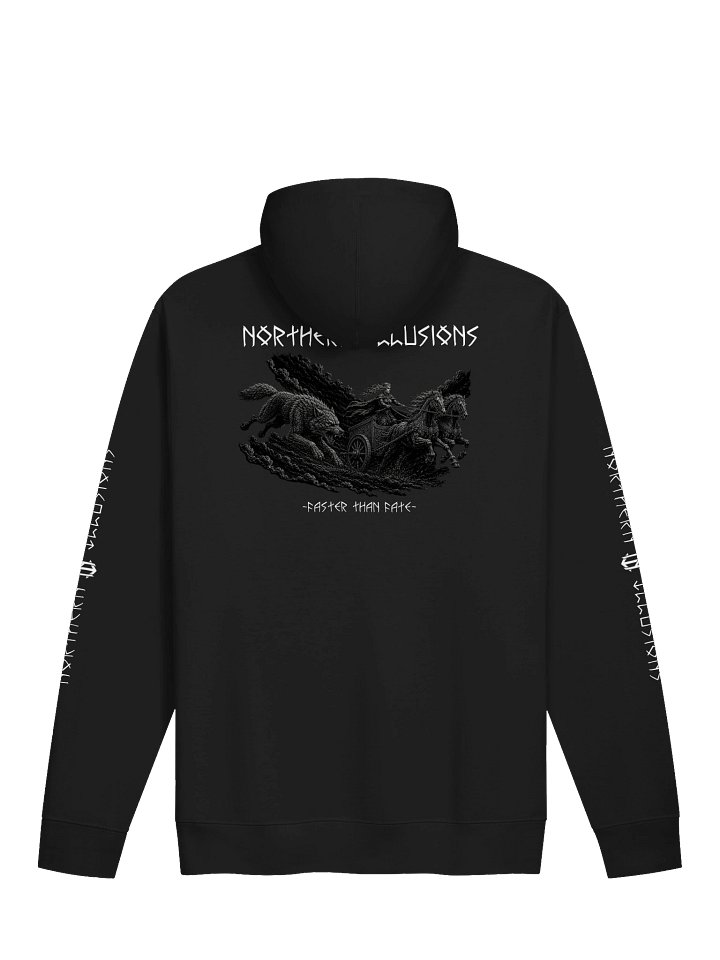 NORTHERN ILLUSIONS - Faster than Fate ( Sköll & Sól) Hoodie product image (10)
