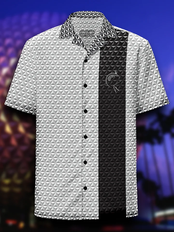 Geodesic Monochrome Atomic Retro Shirt product image (1)