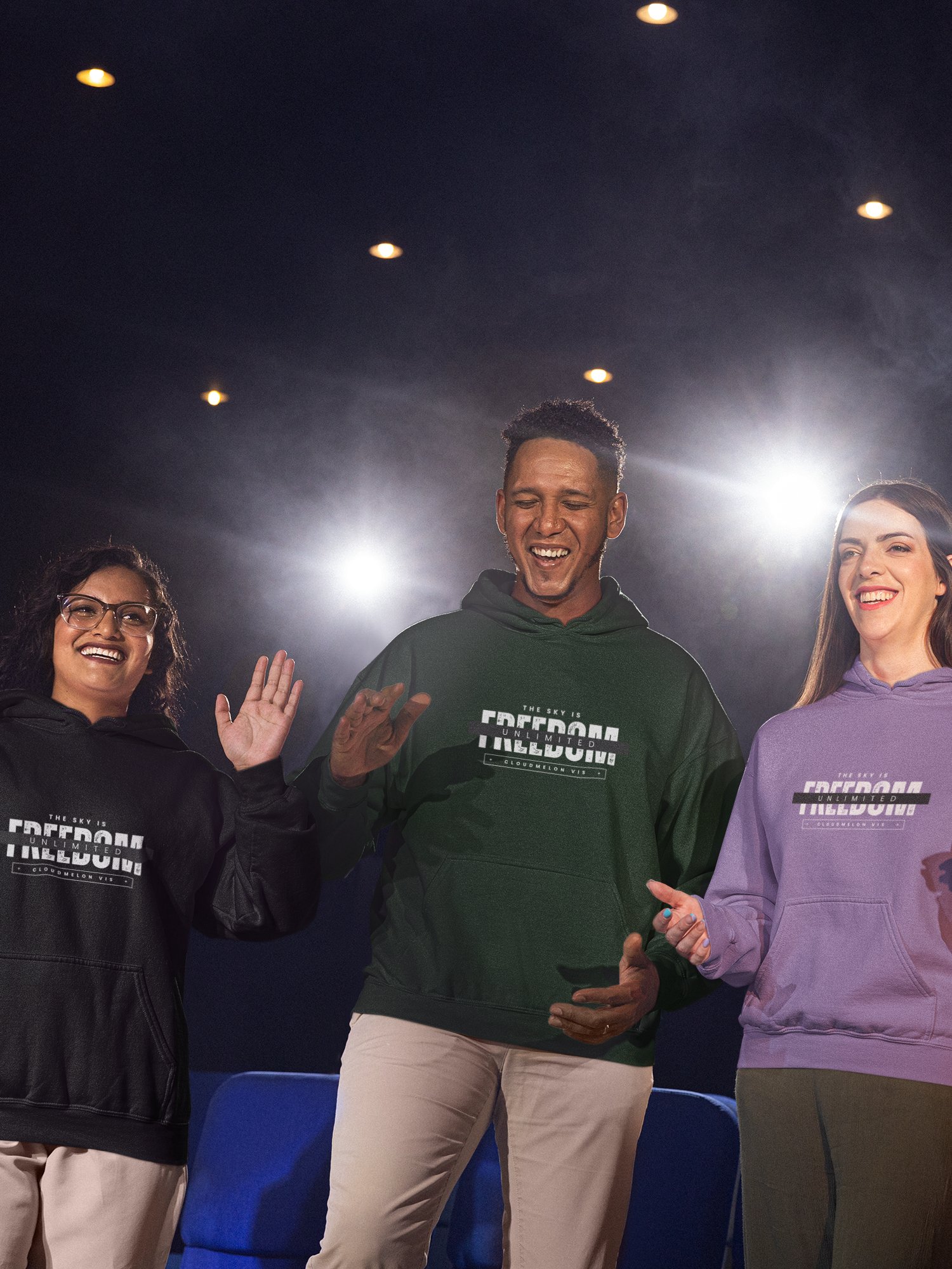 Freedom Independent Premium Hoodie - CloudMelon Vis product image (7)