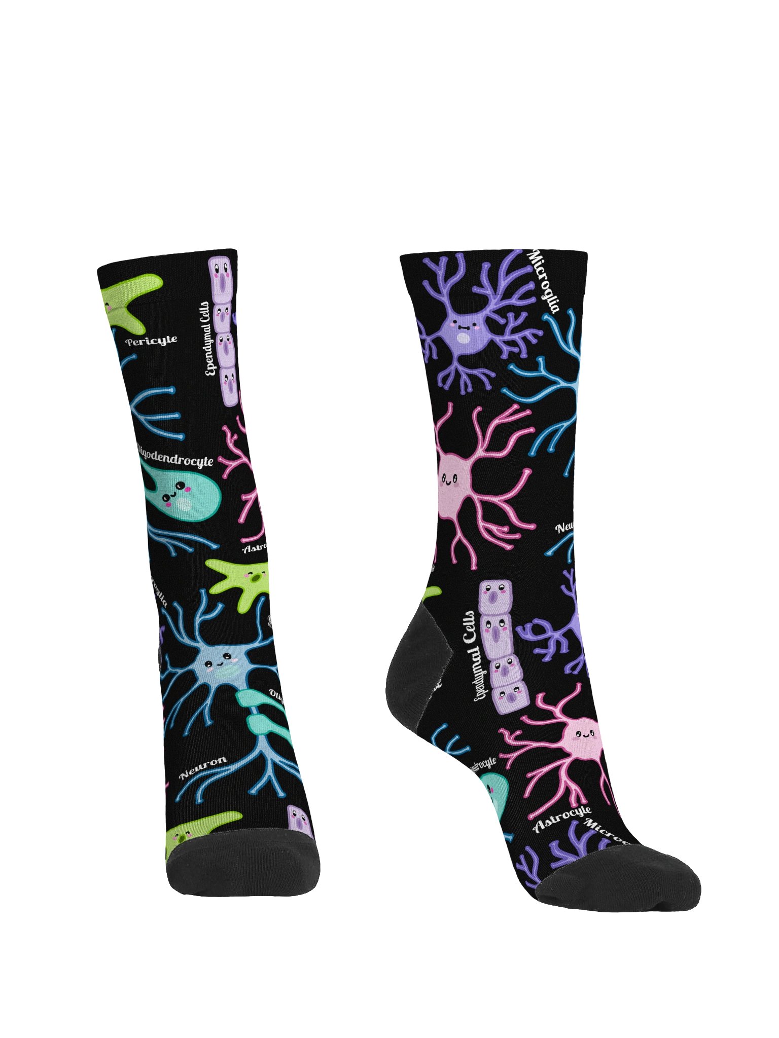 Kawaii Brain Cells Socks product image (3)