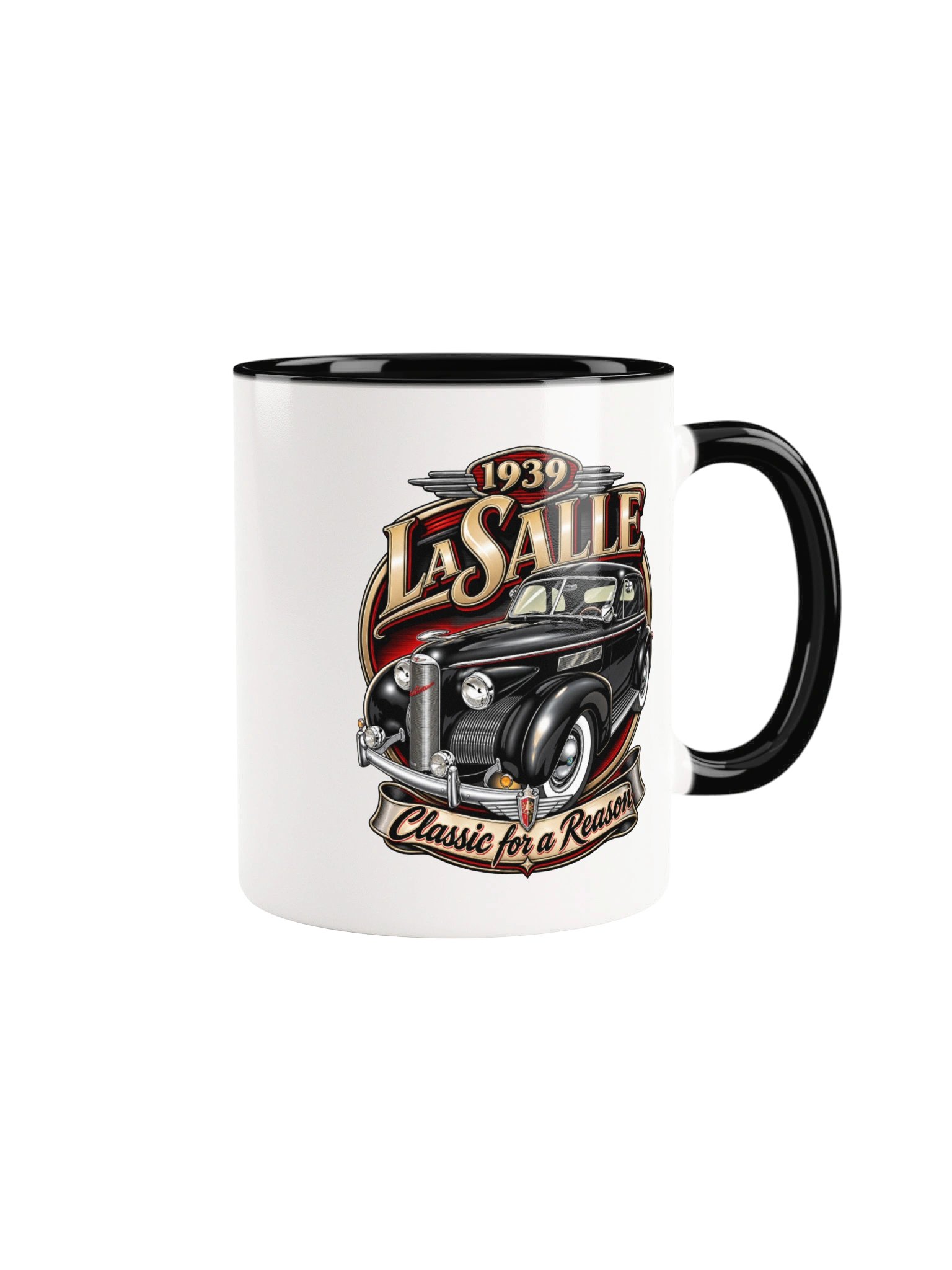 1939 LaSalle – Classic for a Reason Color Accent Mug product image (7)