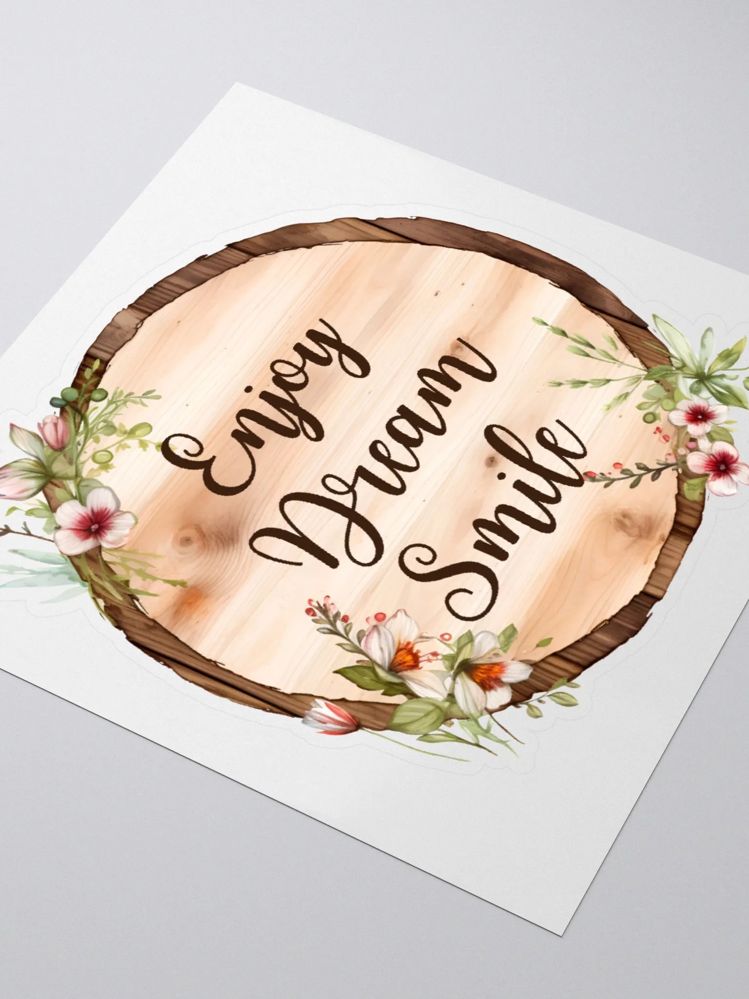 Enjoy Dream Smile (EDS) - floral sticker product image (4)
