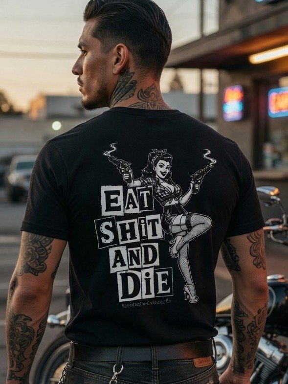 Speedballz Pin Up Eat Shit and Die product image (2)