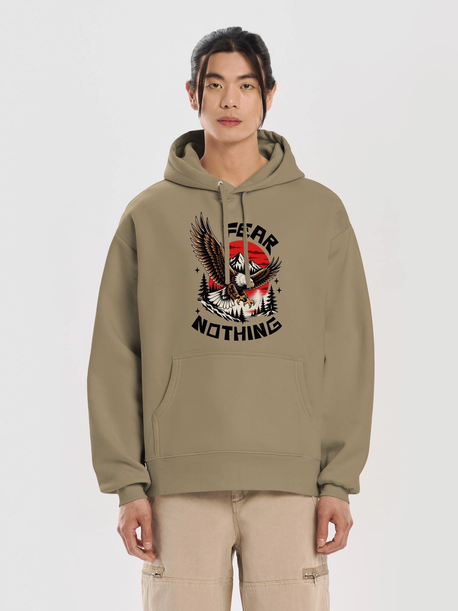 Fear Nothing | As Color Heavy Hoodie product image (4)
