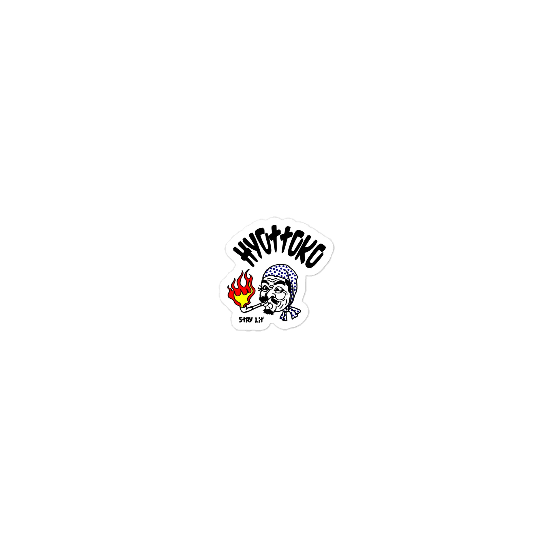 Hyottoko "Stay Lit" Sticker product image (1)