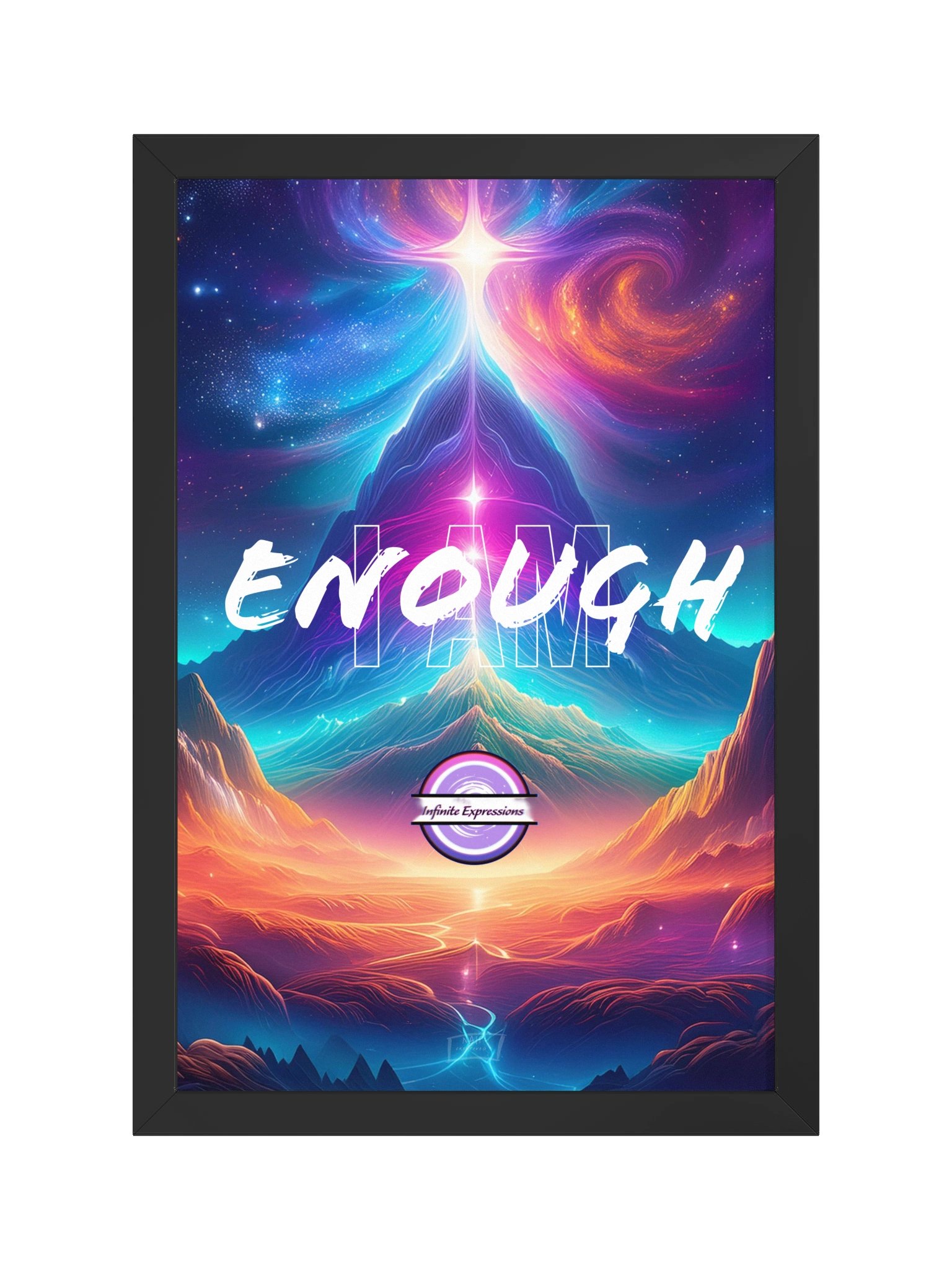 Poster & Frame - I AM ENOUGH product image (1)