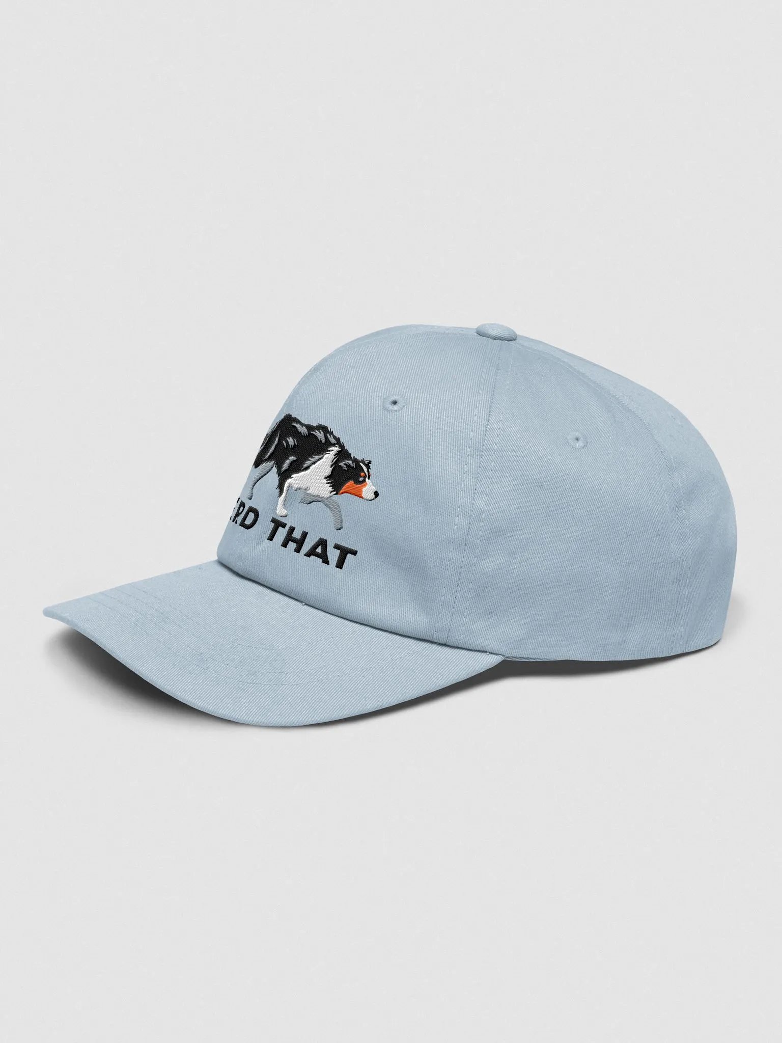 I Herd That Classic Dad Hat(Embroidered) of a Border Collie(Tricolor) product image (23)
