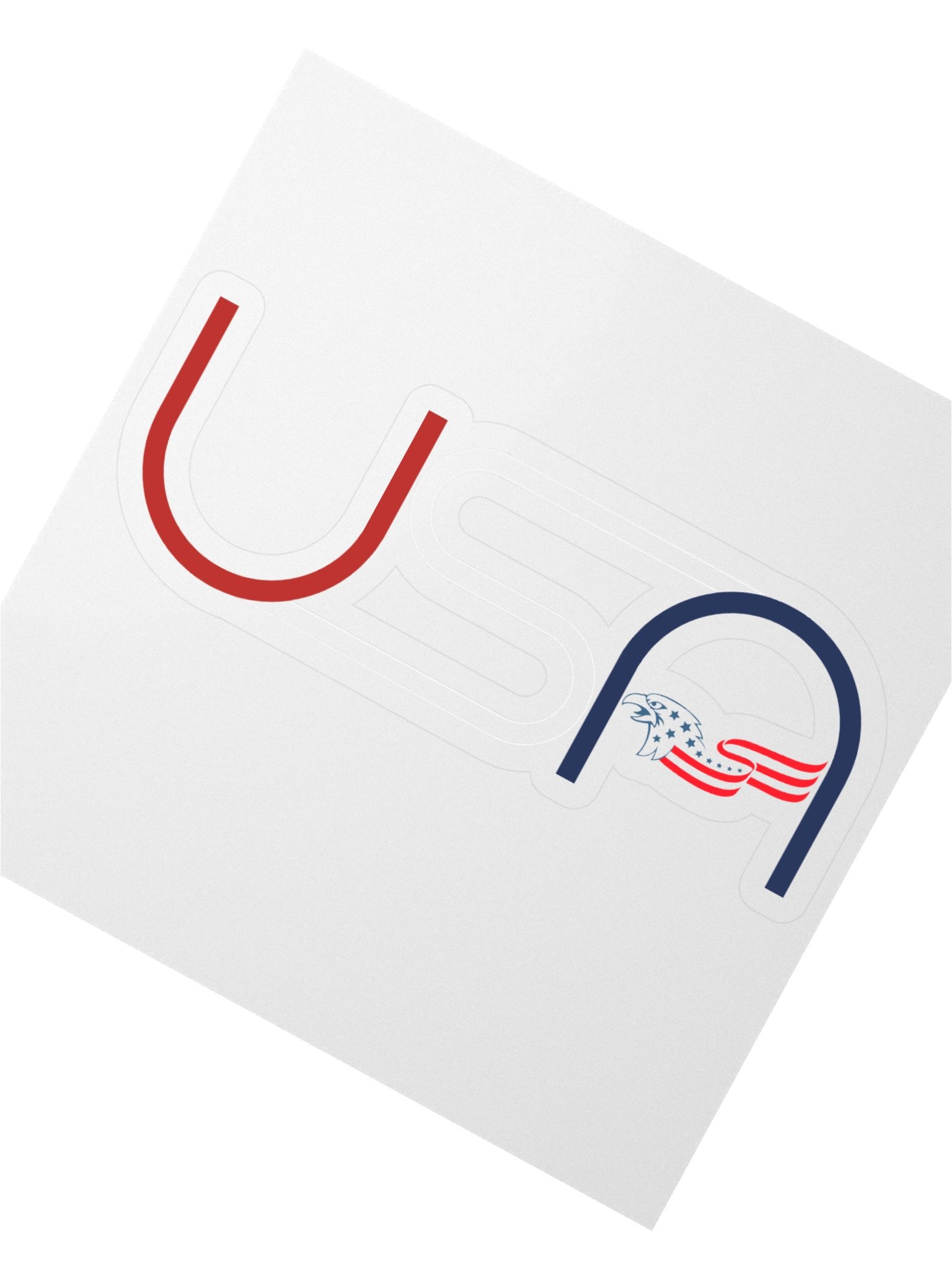 Patriotic Eagle Kiss Cut Sticker product image (2)