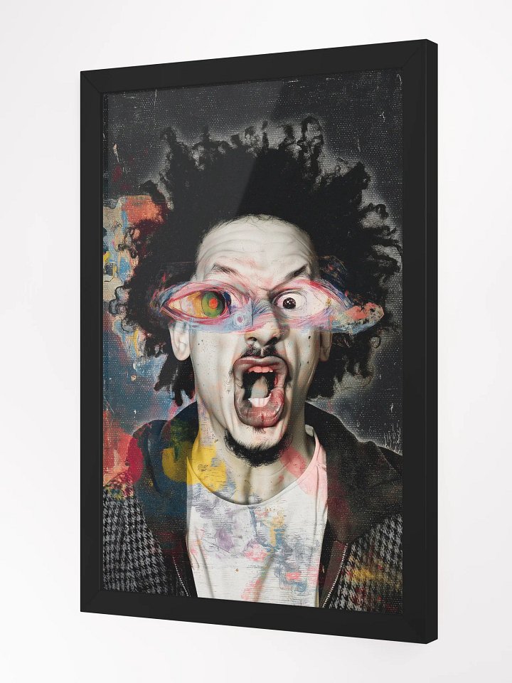 Surreal Eric Andre Eco-Friendly Ayous Wood Framed Matte Poster product image (3)