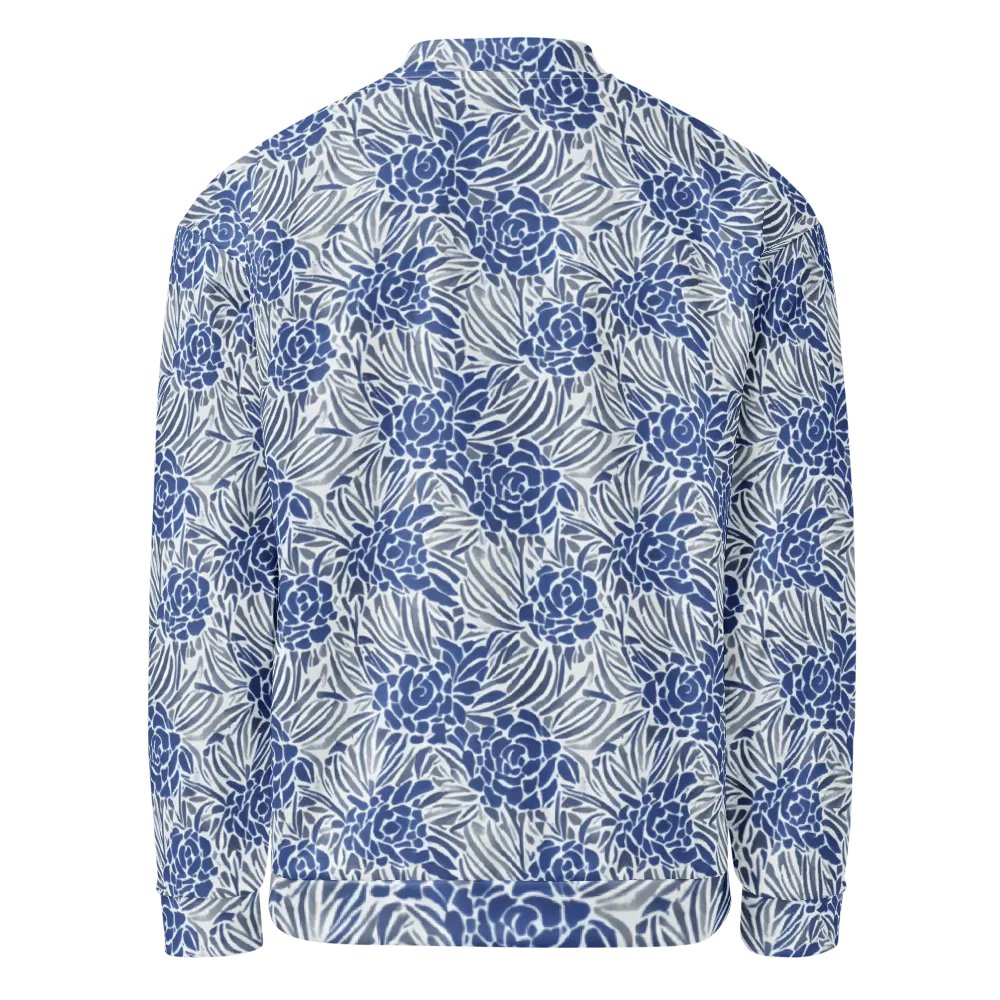 Blue Roses Bomber Jacket product image (2)