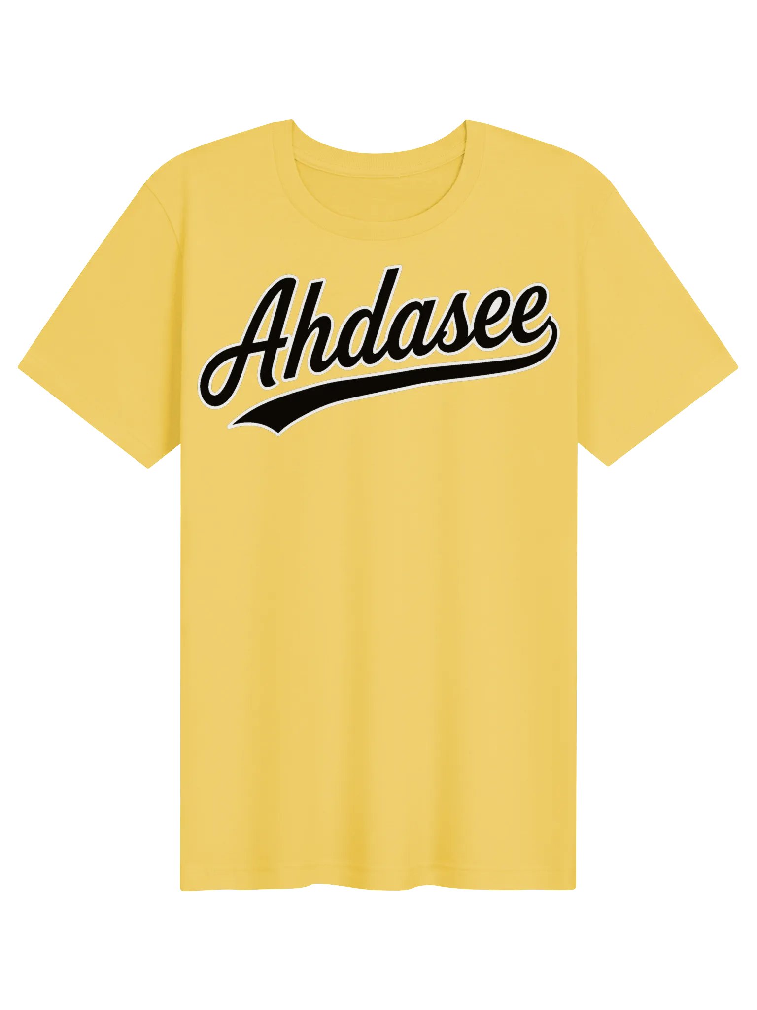 Ahdasee Records Tee - Yellow product image (1)
