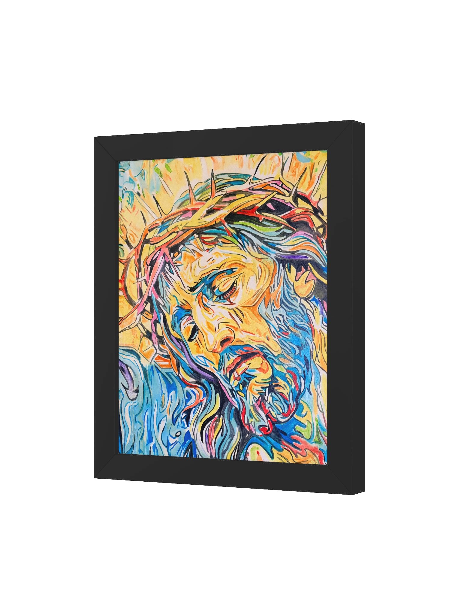 Jesus Christ by Warren Willowdale (Framed High-Quality Matte Poster) product image (3)