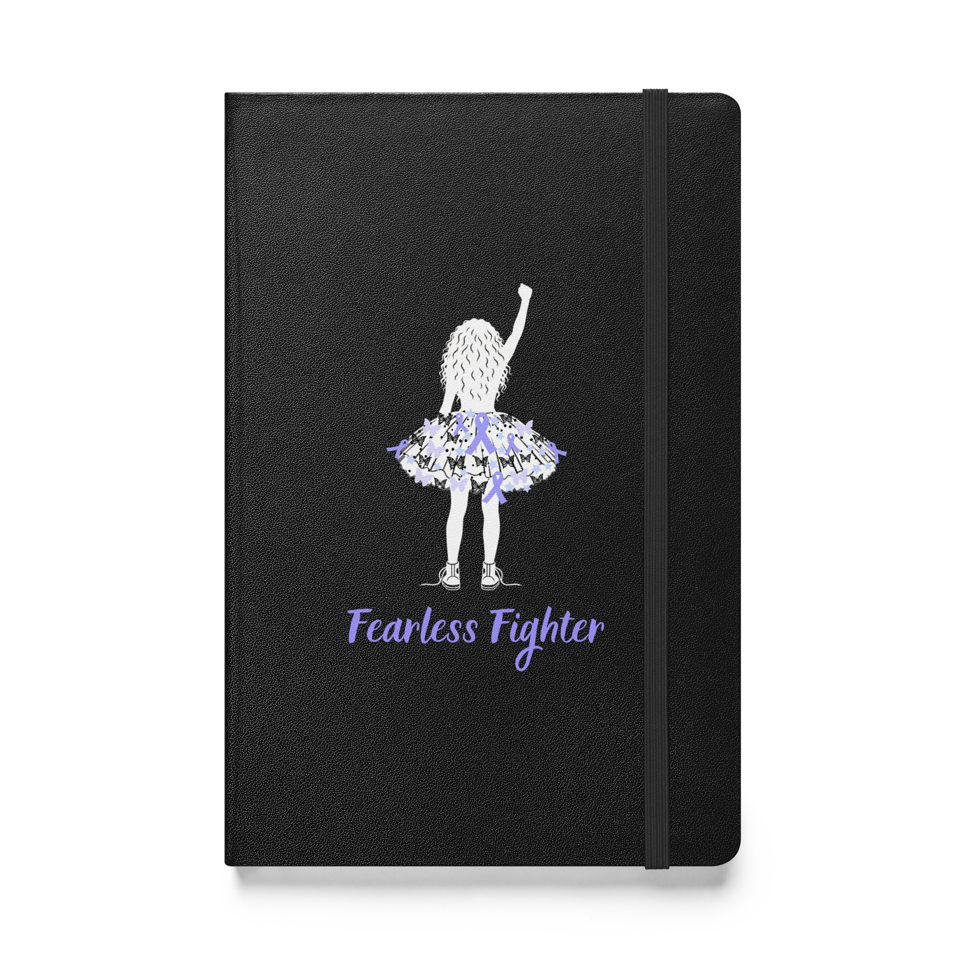 Stomach Cancer - Fearless Fighter Bound Notebook [black] product image (1)