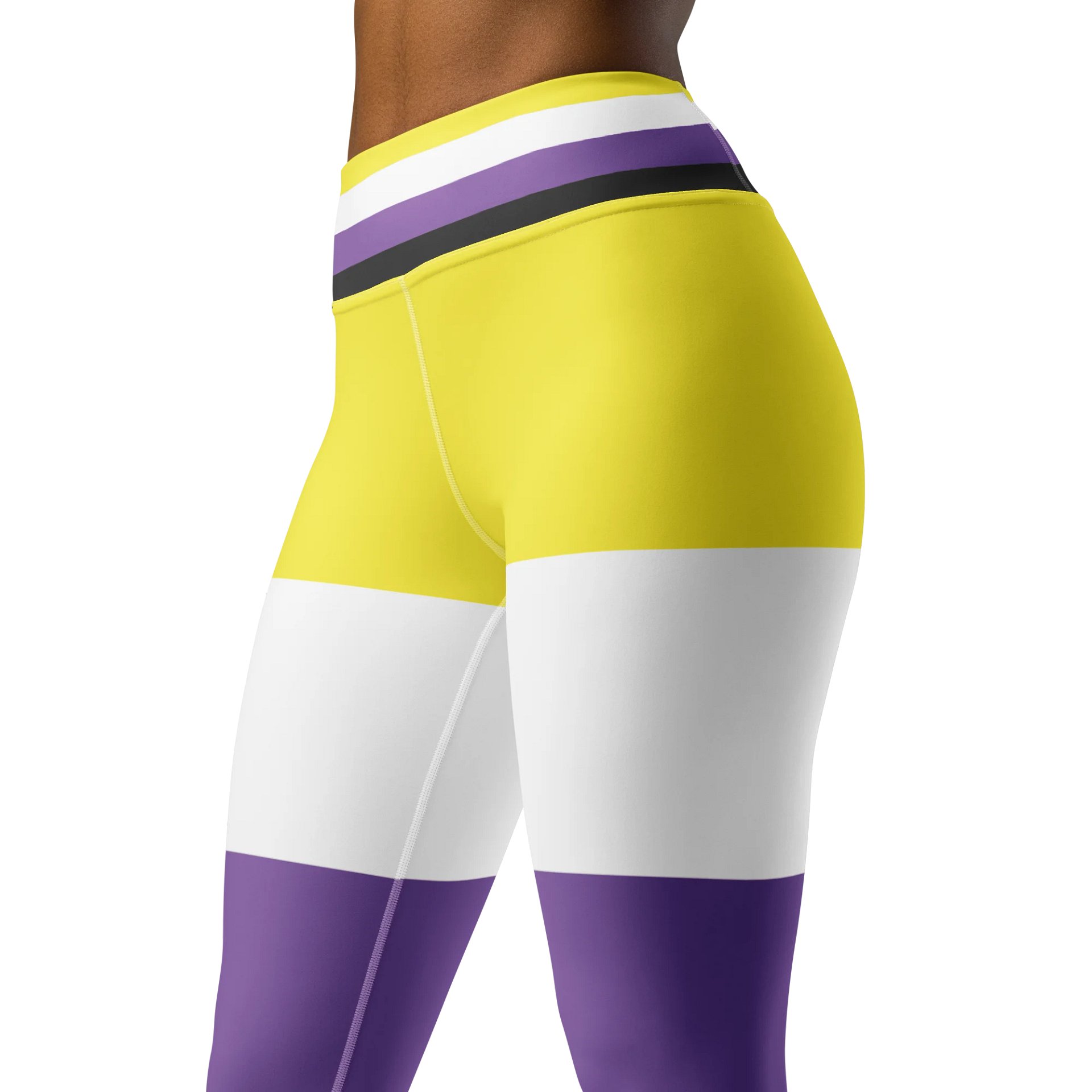 Non-binary Pride Flag Leggings product image (4)
