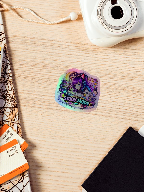 • AKC // Callie Sticker STUDY MODE | Holographic | Callie Emote Badge Series product image (2)