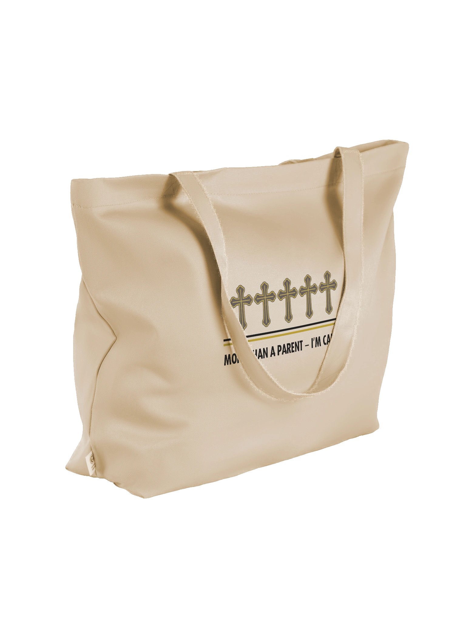More Than A Parent - I Am Called | Christian Parents Organic Tote Bag | Faith-Based Gift for Christian parents product image (3)